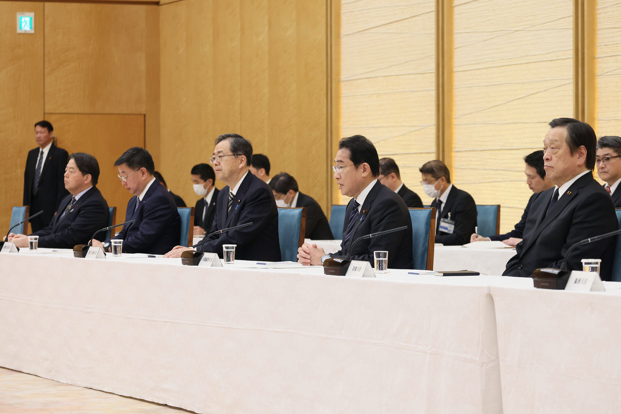 Prime Minister Kishida making a statement (2)