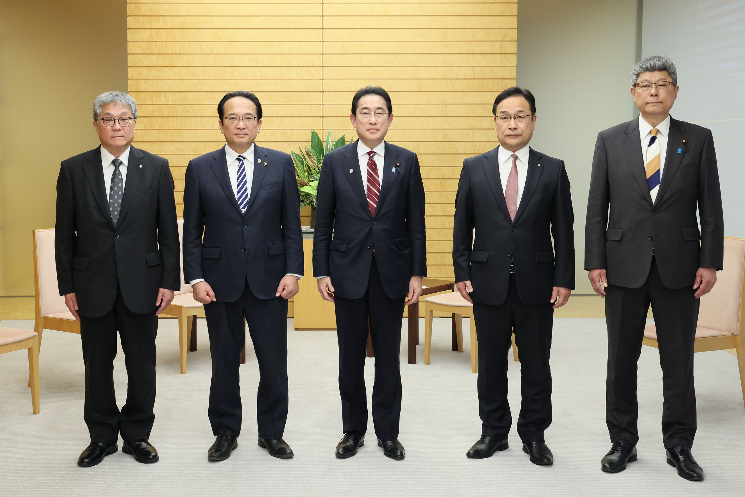 Courtesy Call from the Head of Zengenkyo National Council of Municipalities with Nuclear Power Plants and Other Members