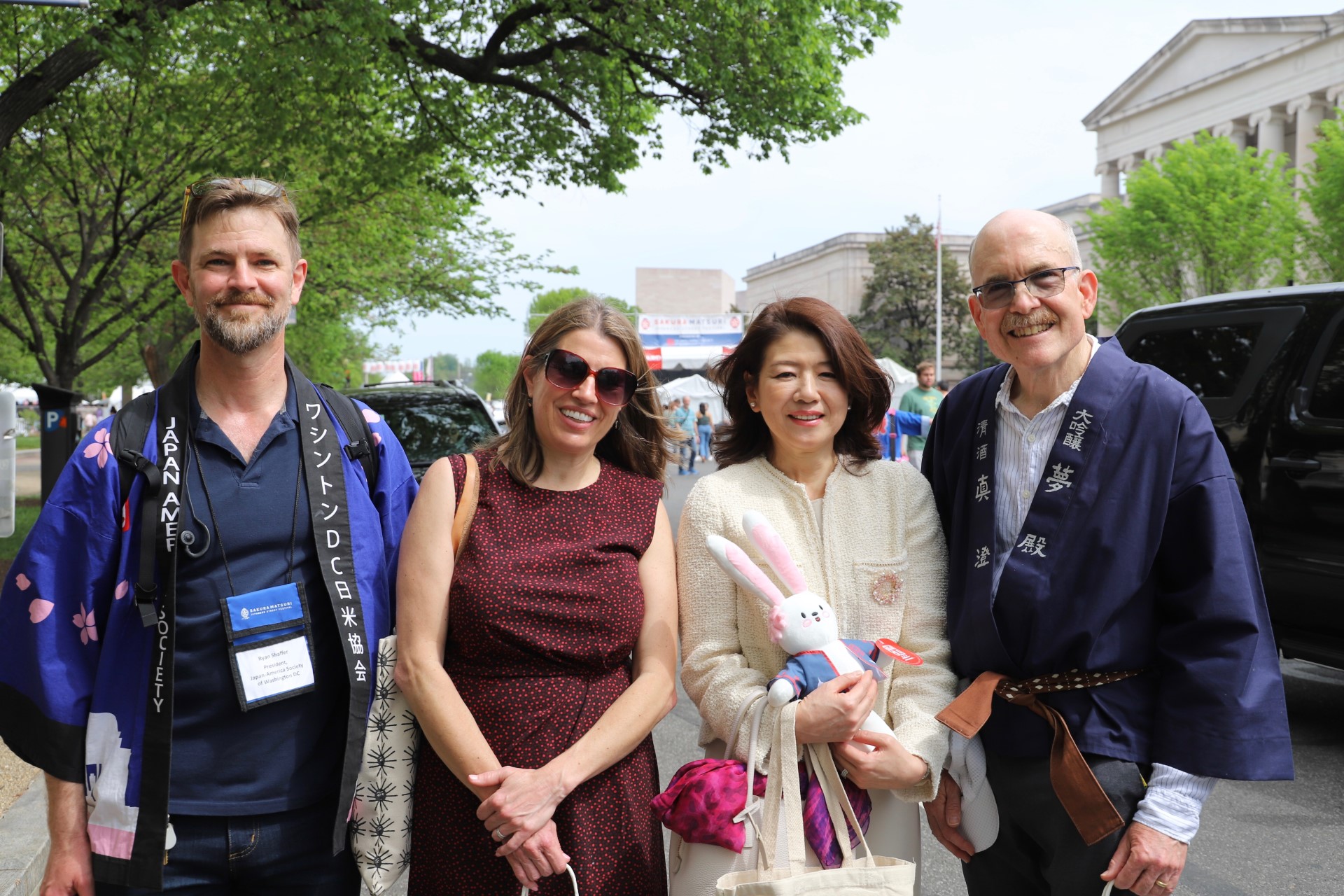 Mrs. Kishida visiting Sakura Matsuri - Japanese Street Festival (2) (Photo: MOFA)