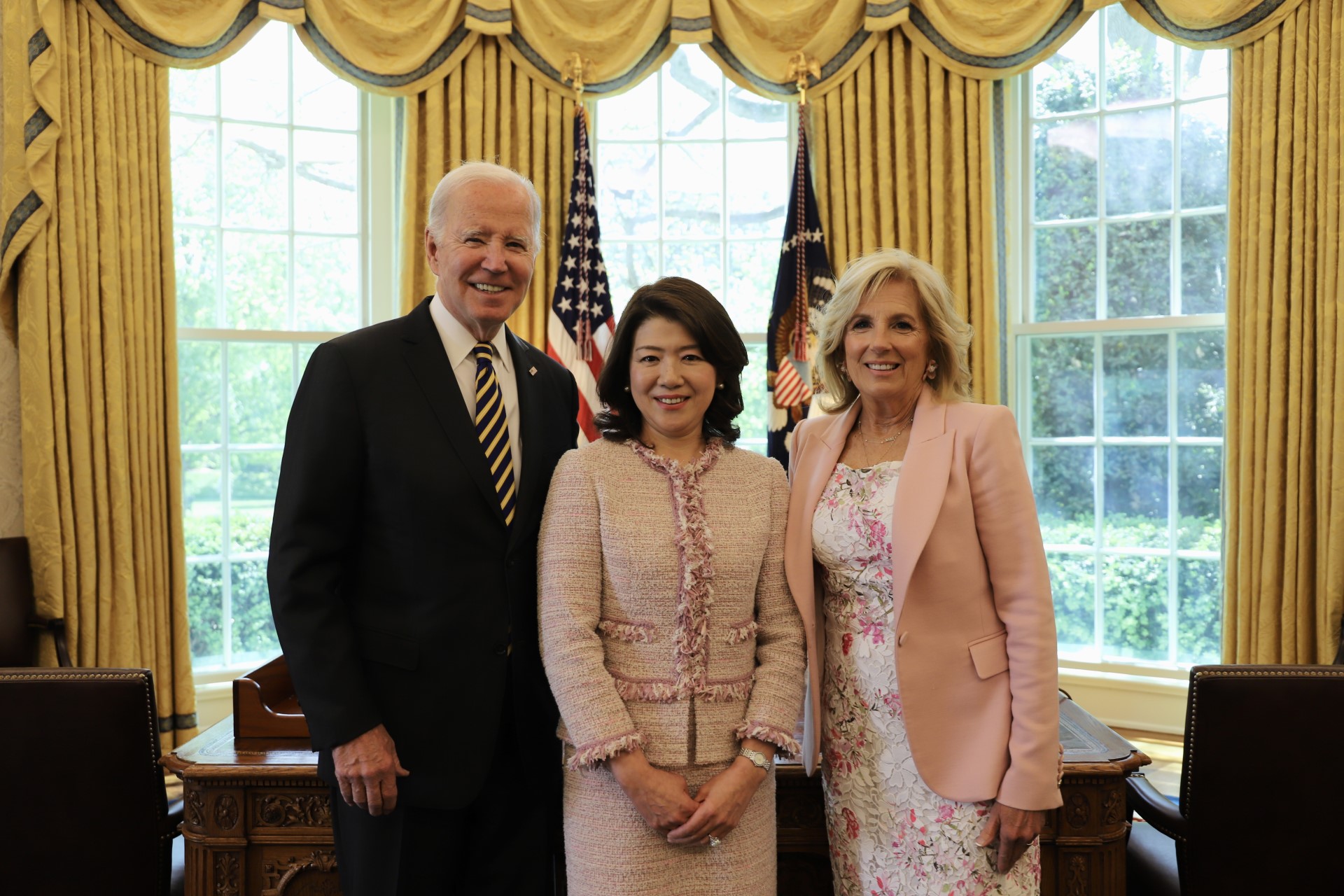 Mrs. Kishida visiting the White House (6)