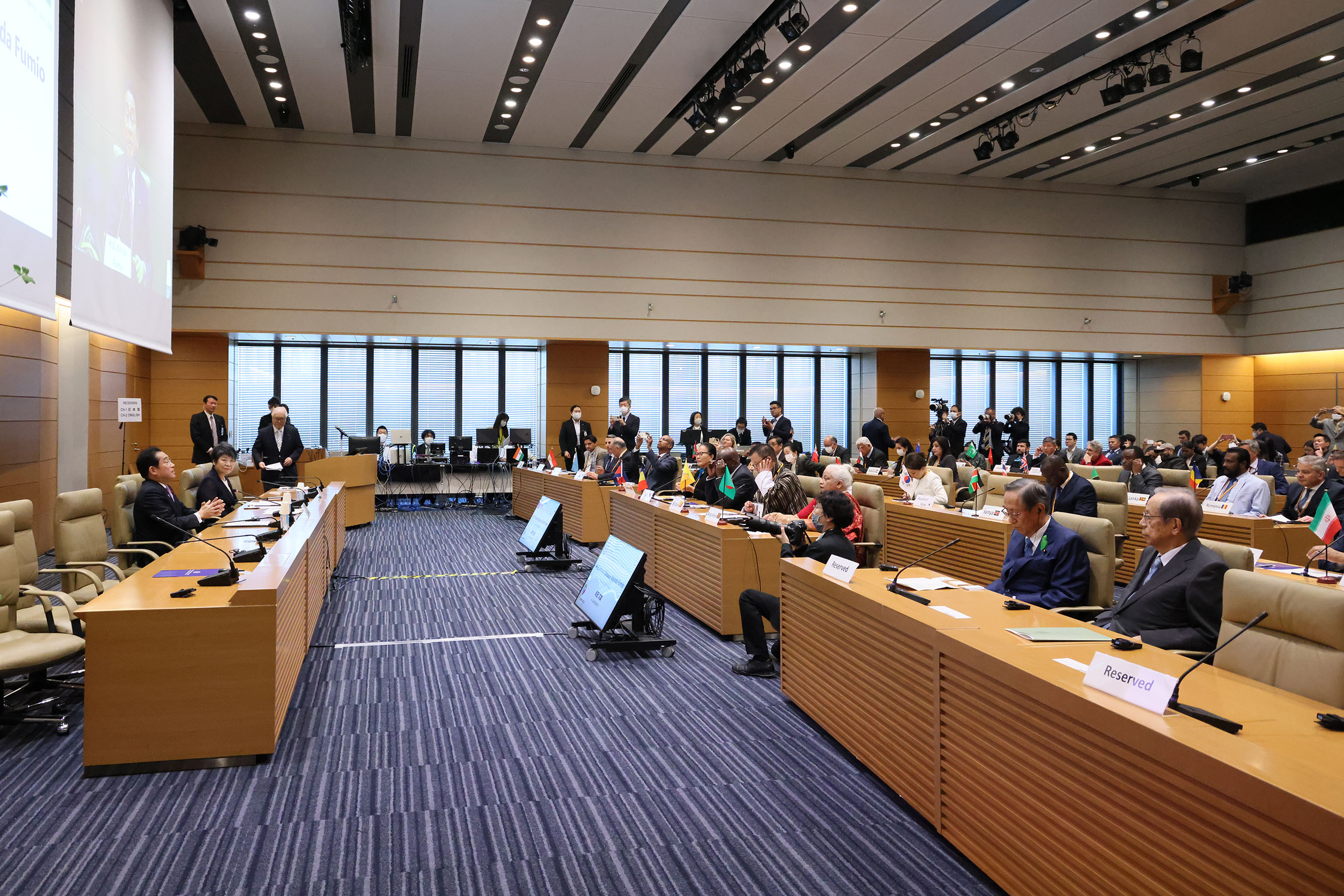 Prime Minister Kishida delivering a keynote speech (2)