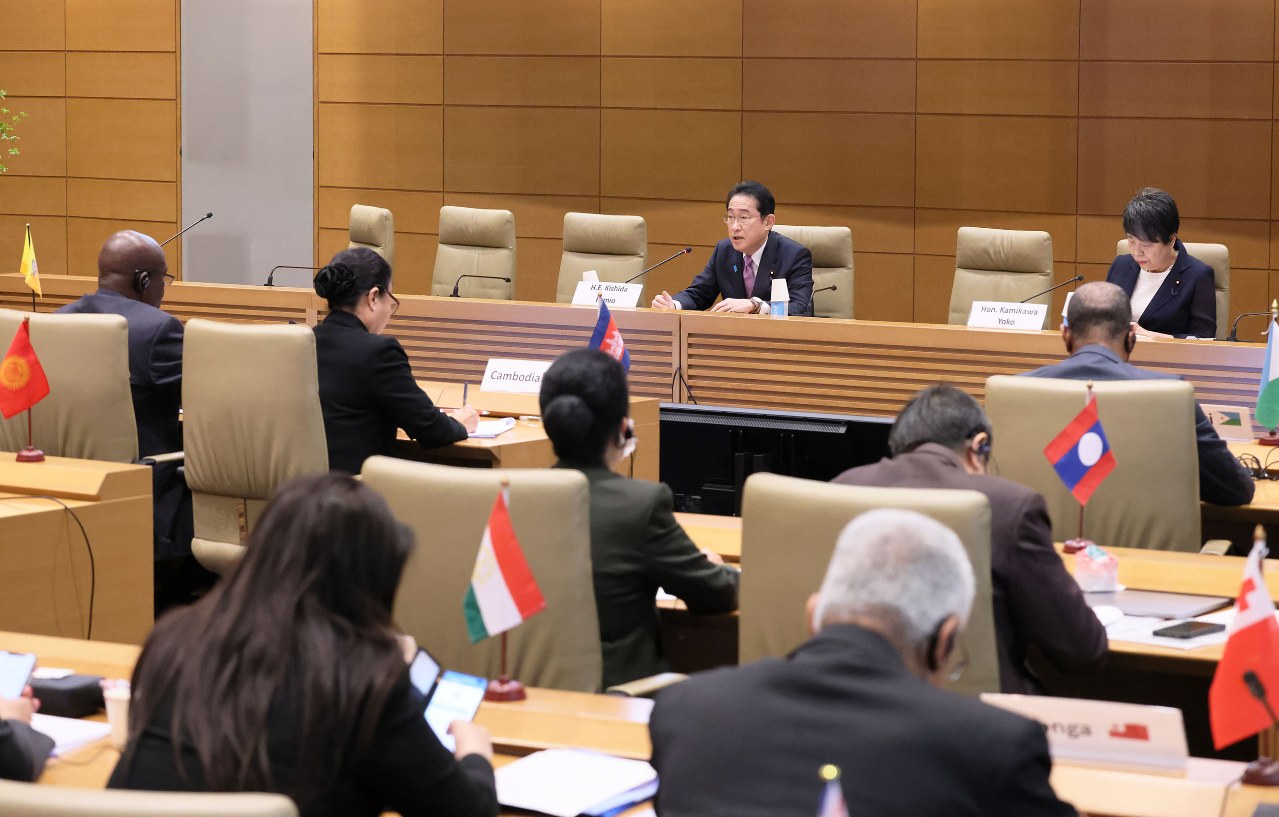 Prime Minister Kishida delivering a keynote speech (3)