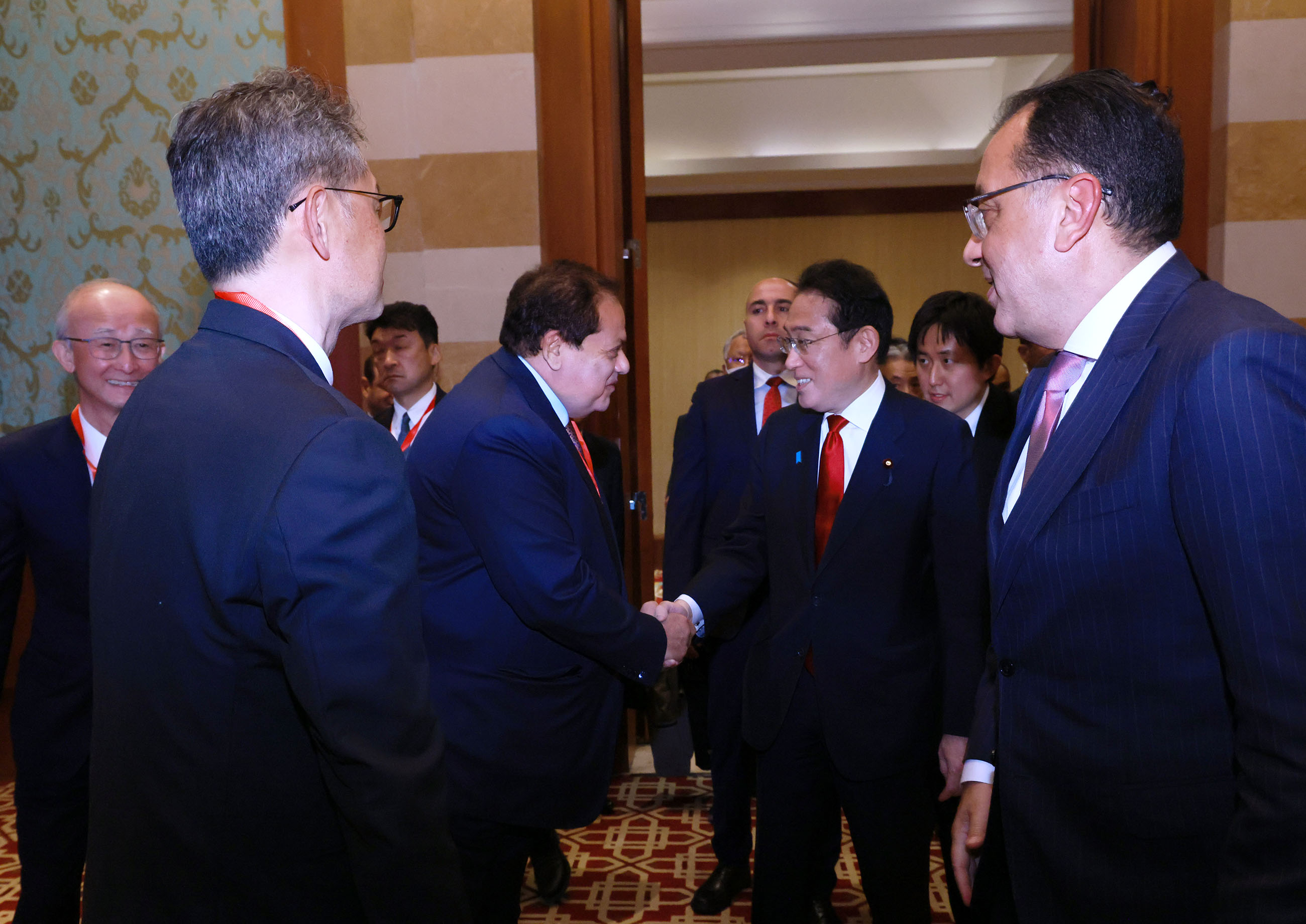 Prime Minister Kishida attending the Japan-Egypt Business Forum