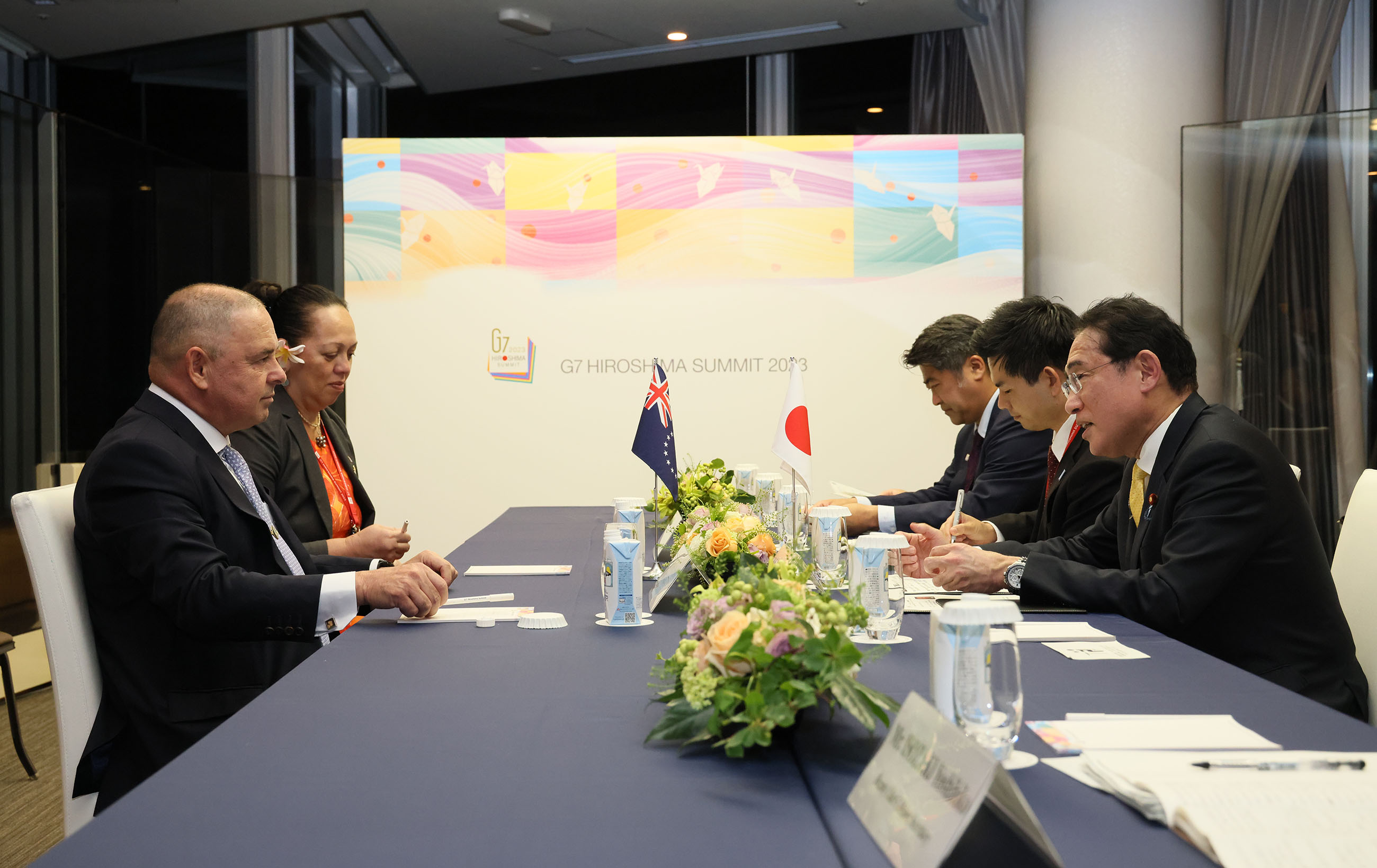 Japan-Cook Islands Summit Meeting (3)