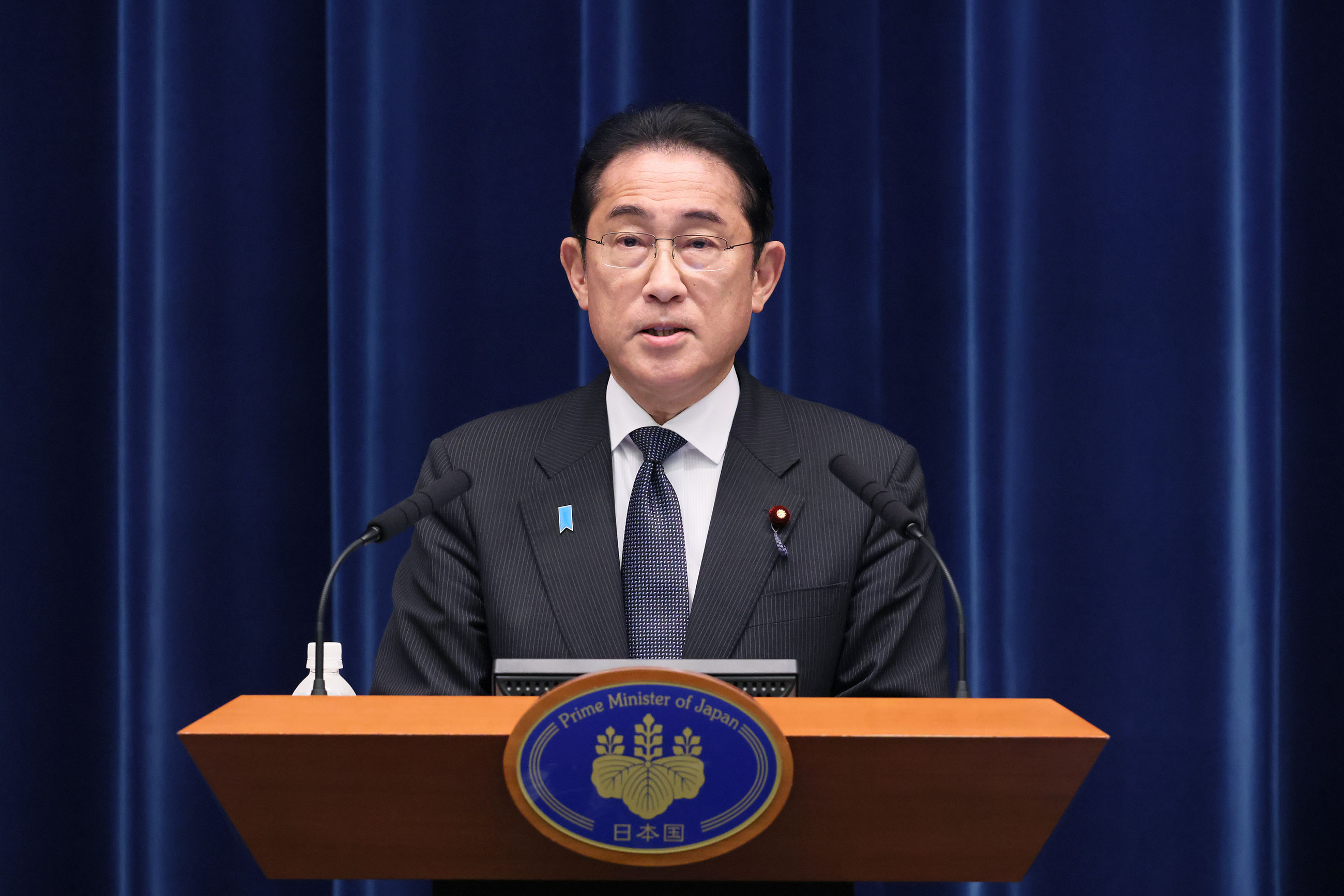 Prime Minister Kishida making an opening statement (1)