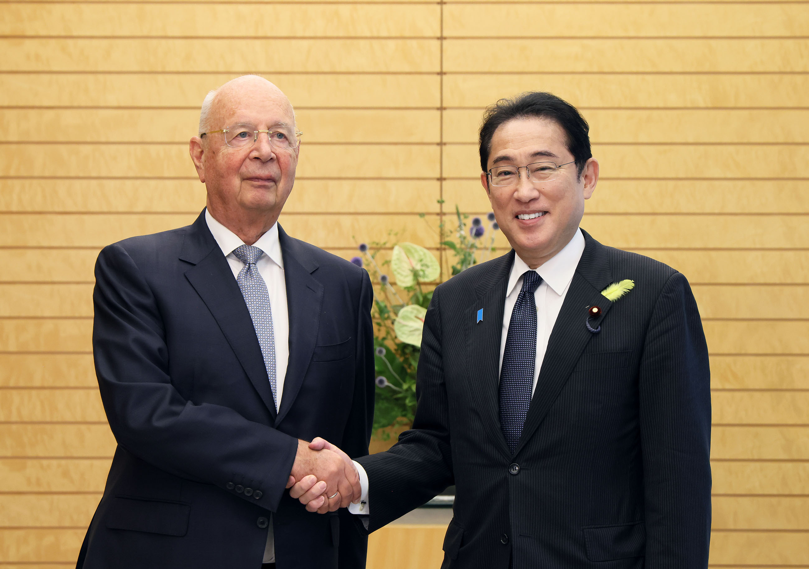 Courtesy Call from WEF Chairman Klaus Schwab
