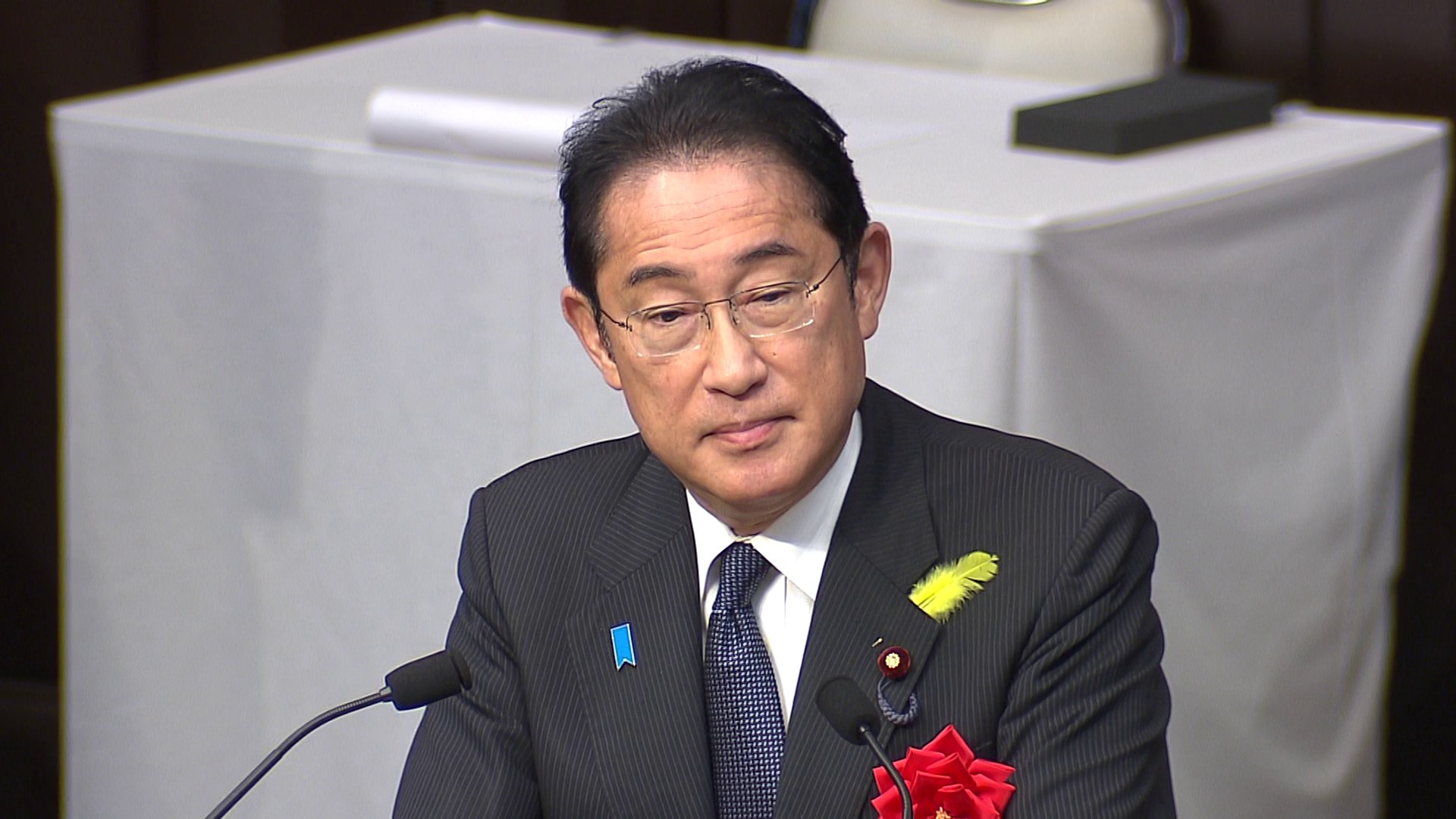 Prime Minister Kishida delivering a congratulatory address (3)