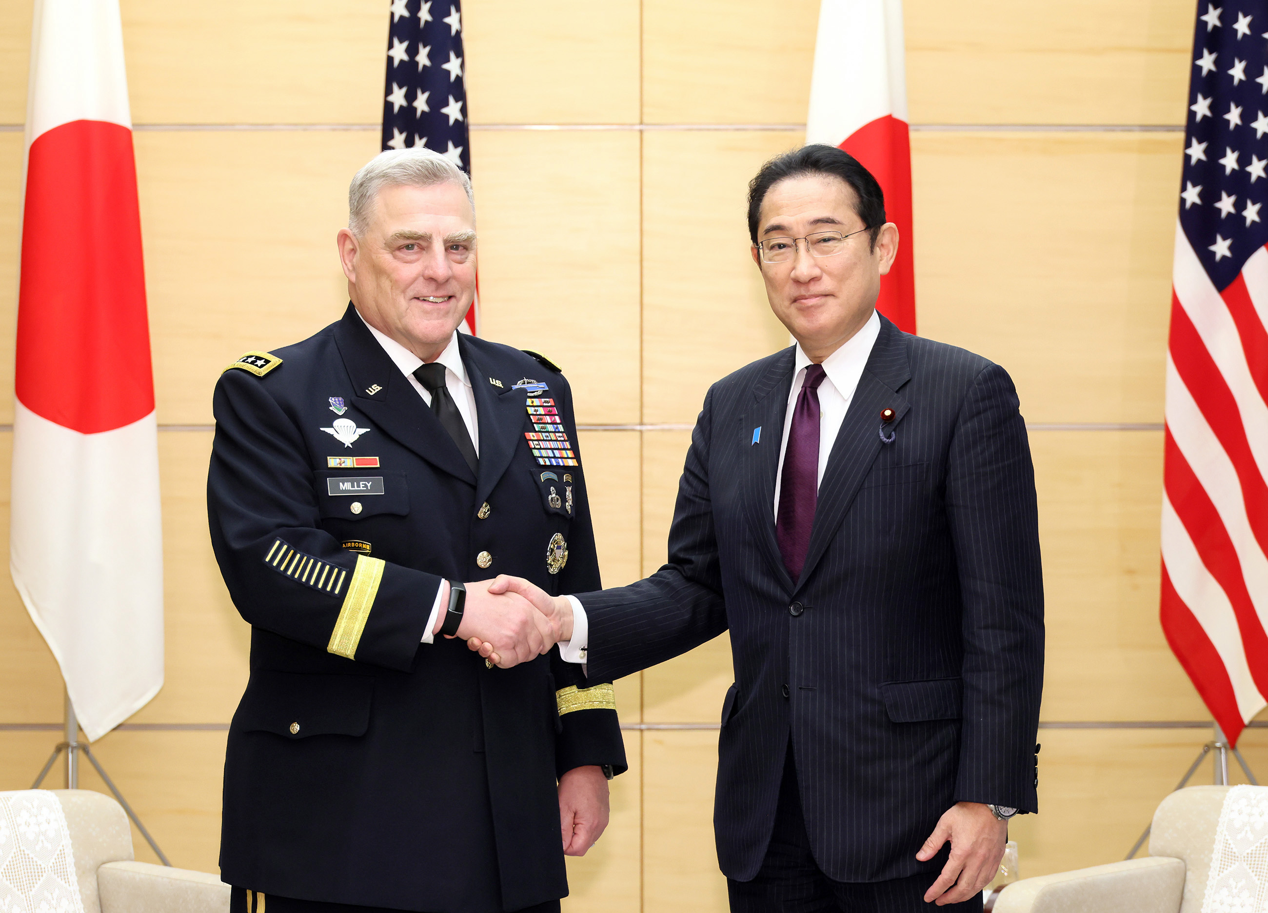 Courtesy Call from Chairman of the Joint Chiefs of Staff General Mark A. Milley