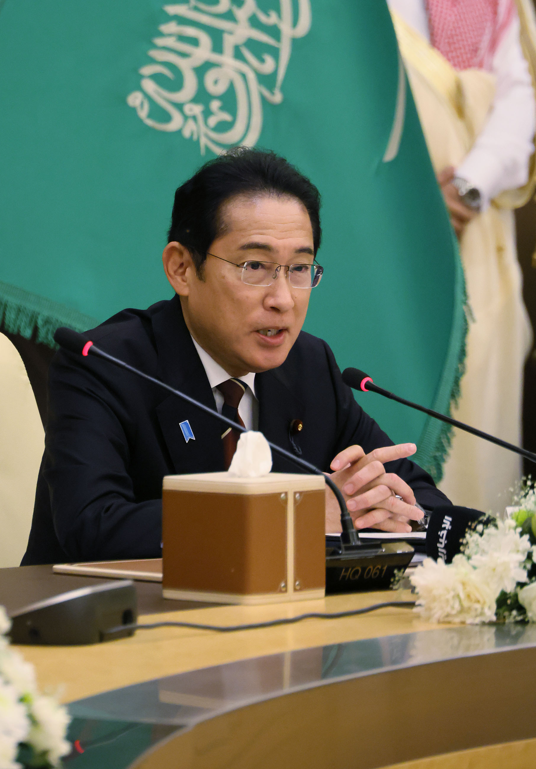 Prime Minister Kishida attending the Saudi-Japan Roundtable Meeting (2)