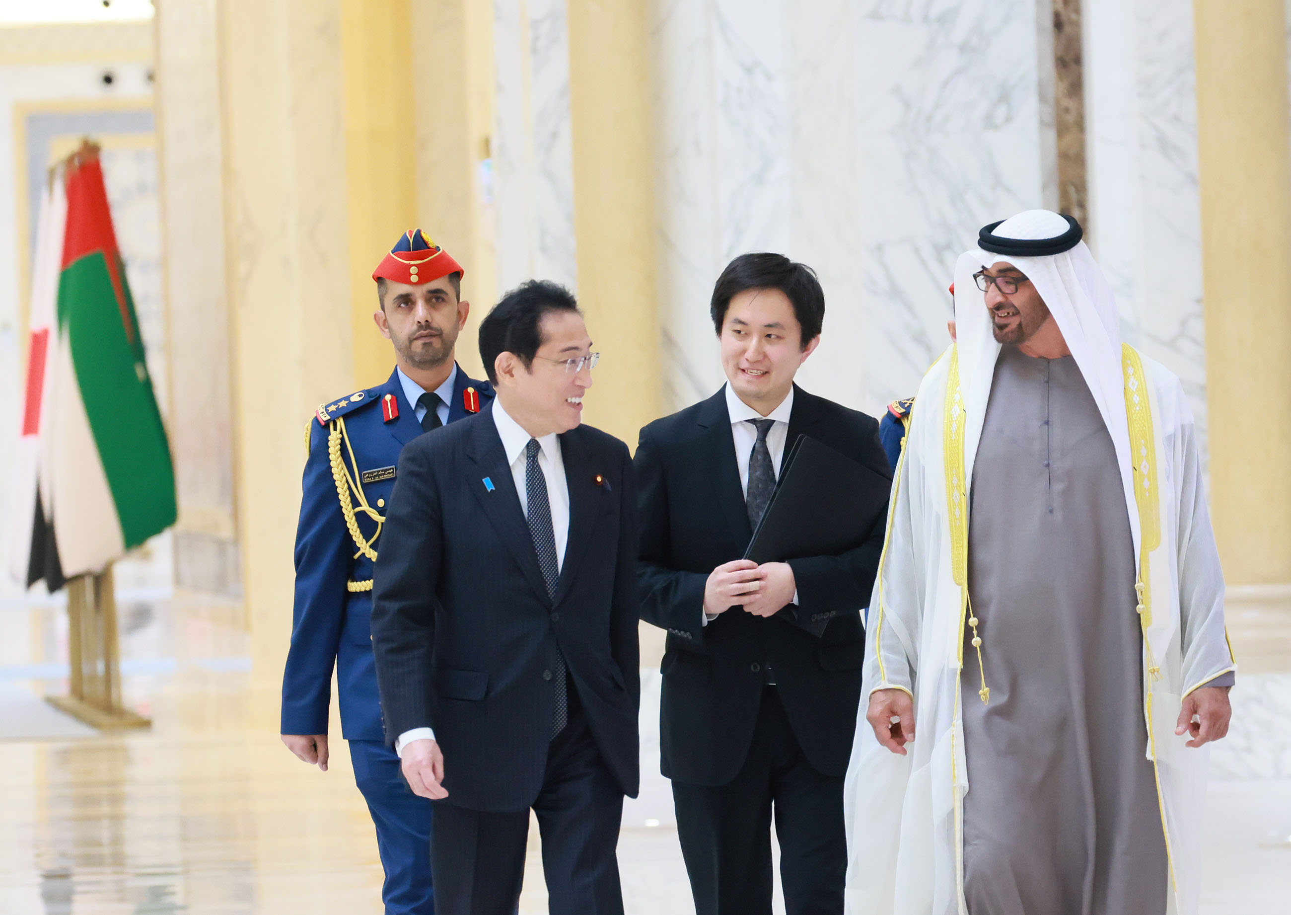 Japan-UAE summit meeting (2)