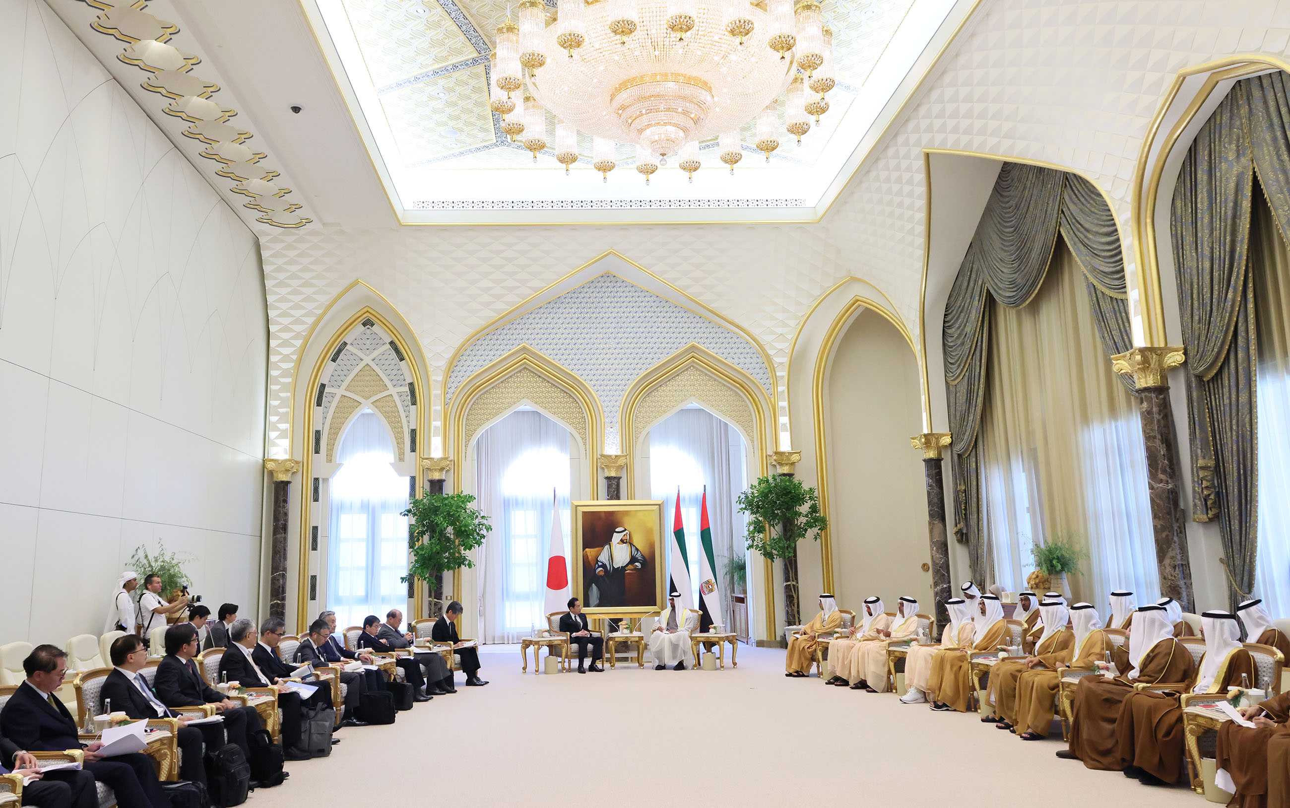 Japan-UAE summit meeting (4)