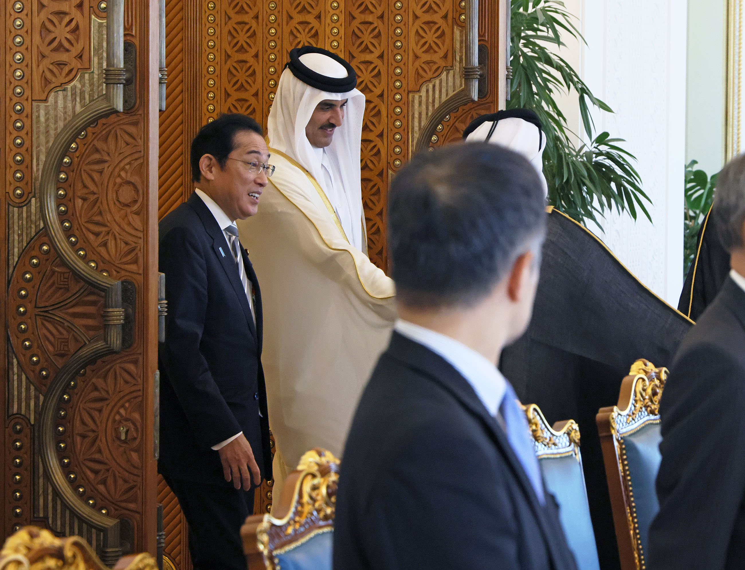 Japan-Qatar summit meeting (2)
