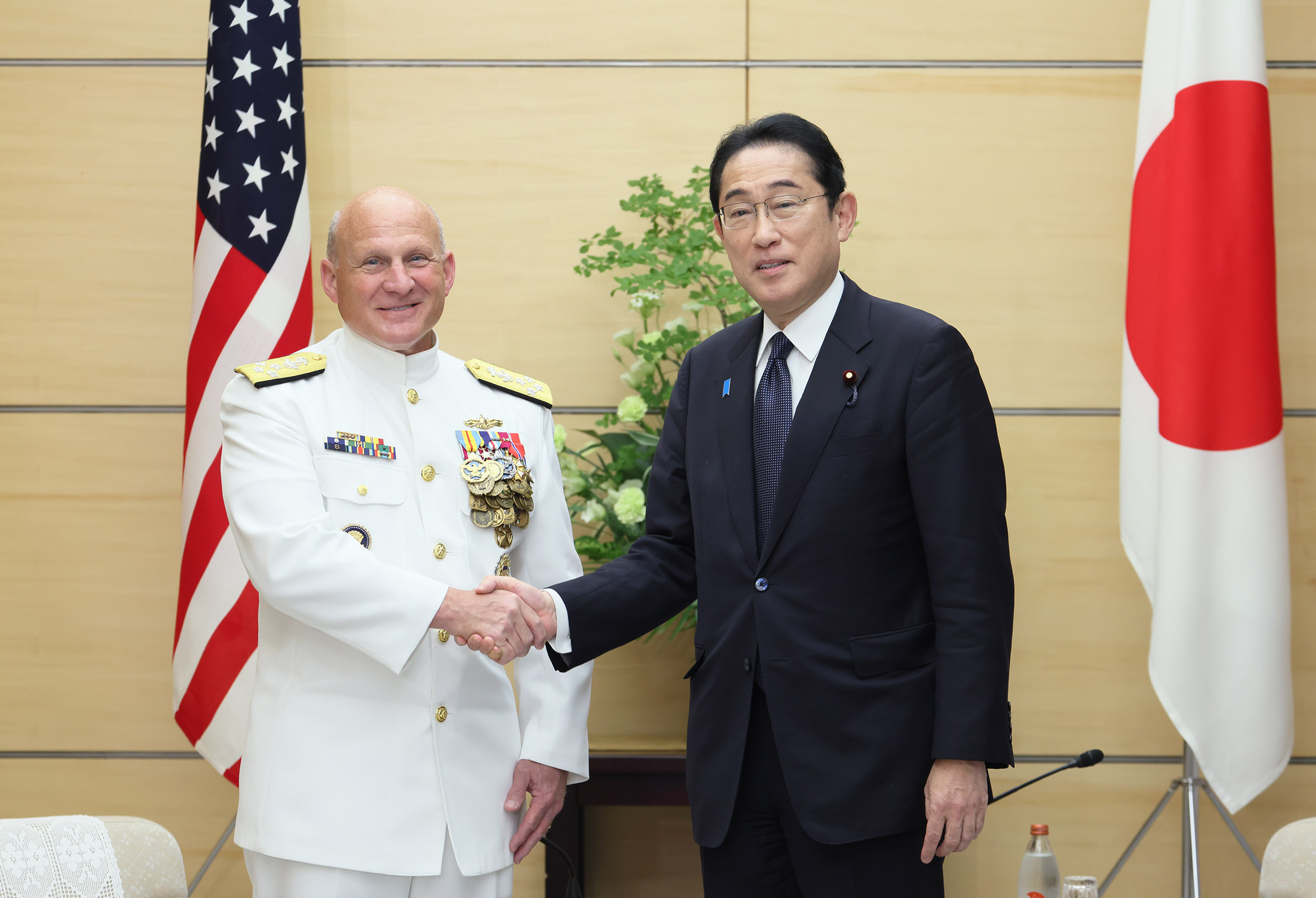 Courtesy Call from U.S. Chief of Naval Operations Admiral Michael M. Gilday