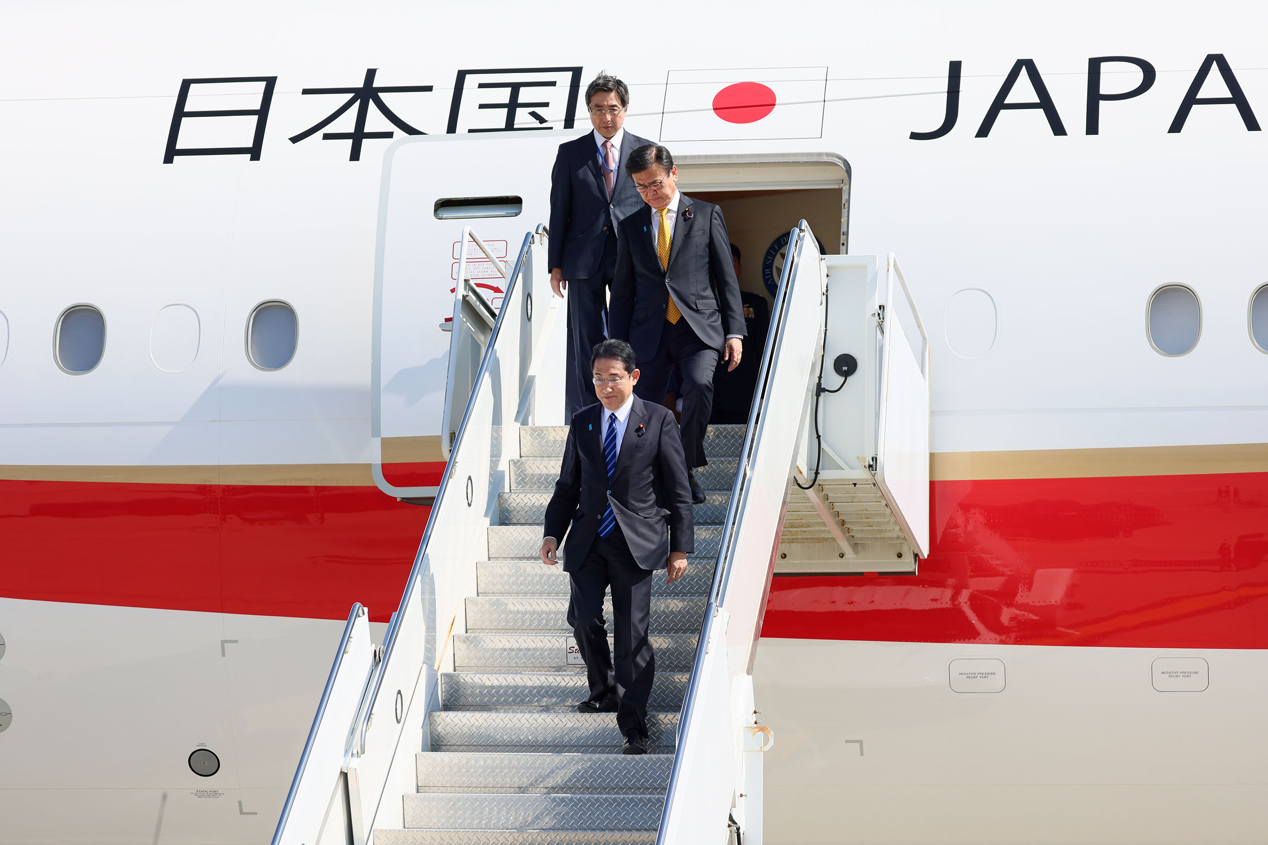 Prime Minister Kishida arriving in the United States (1)