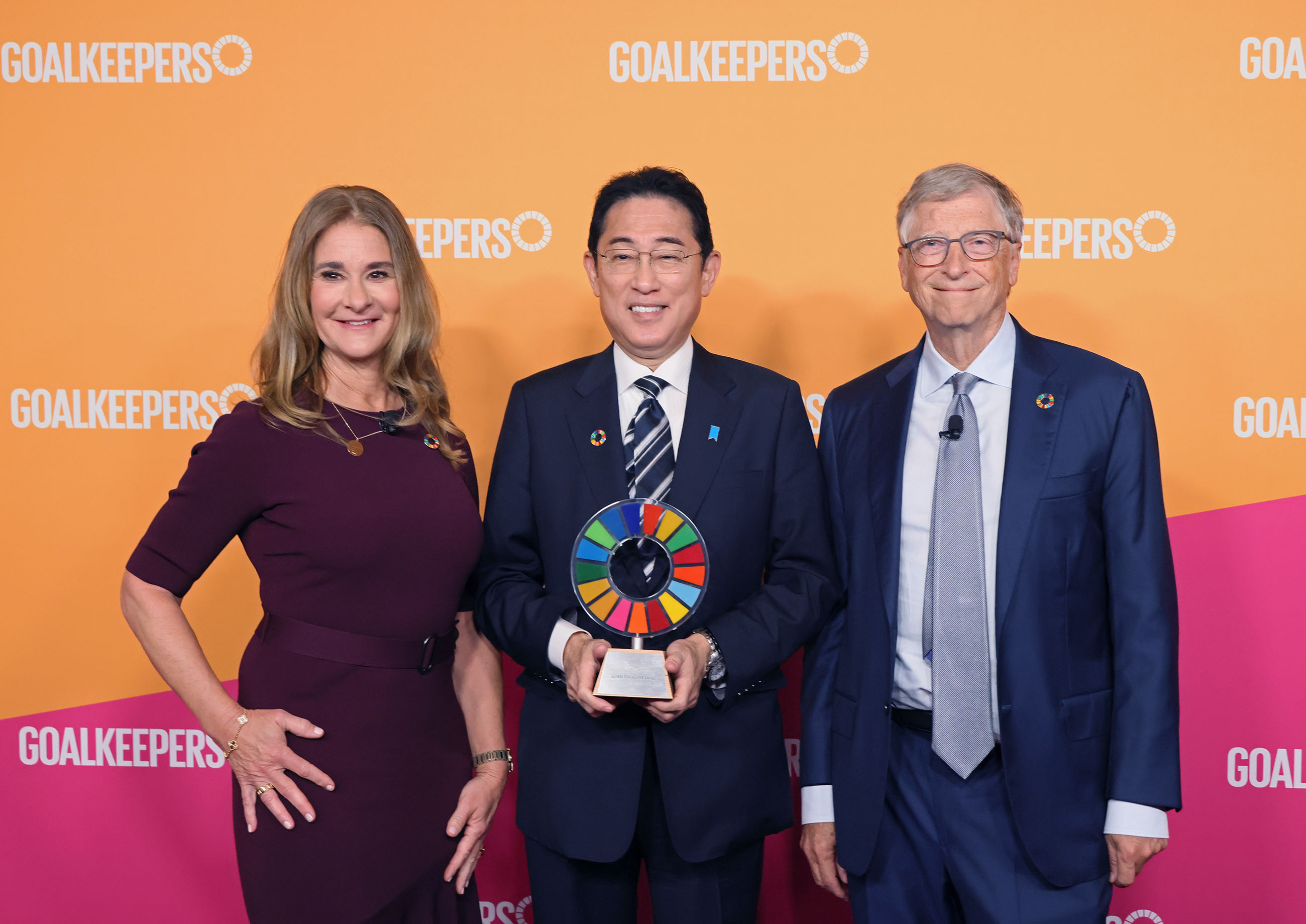 Prime Minister Kishida attending the Global Goalkeepers Award 2023 ceremony (6)