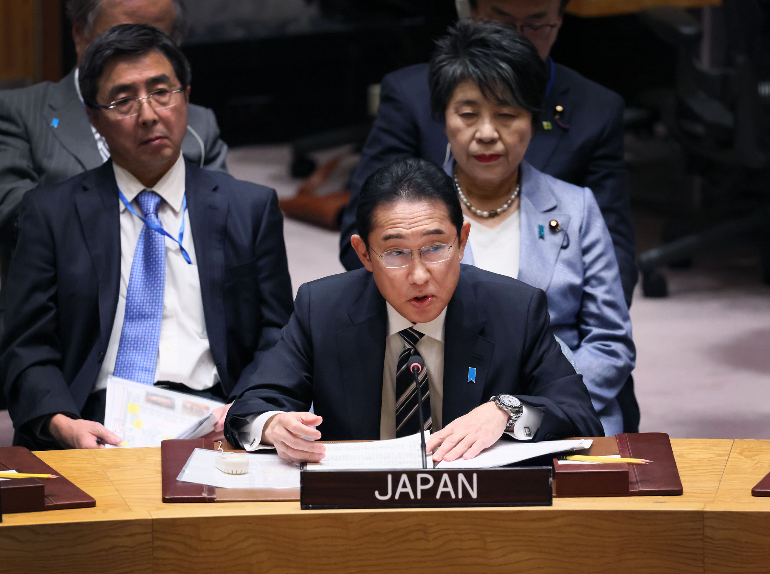 Prime Minister Kishida attending the Security Council High Level Open Debate on “Upholding the purposes and principles of the UN Charter through effective multilateralism: maintenance of peace and security of Ukraine” (3)