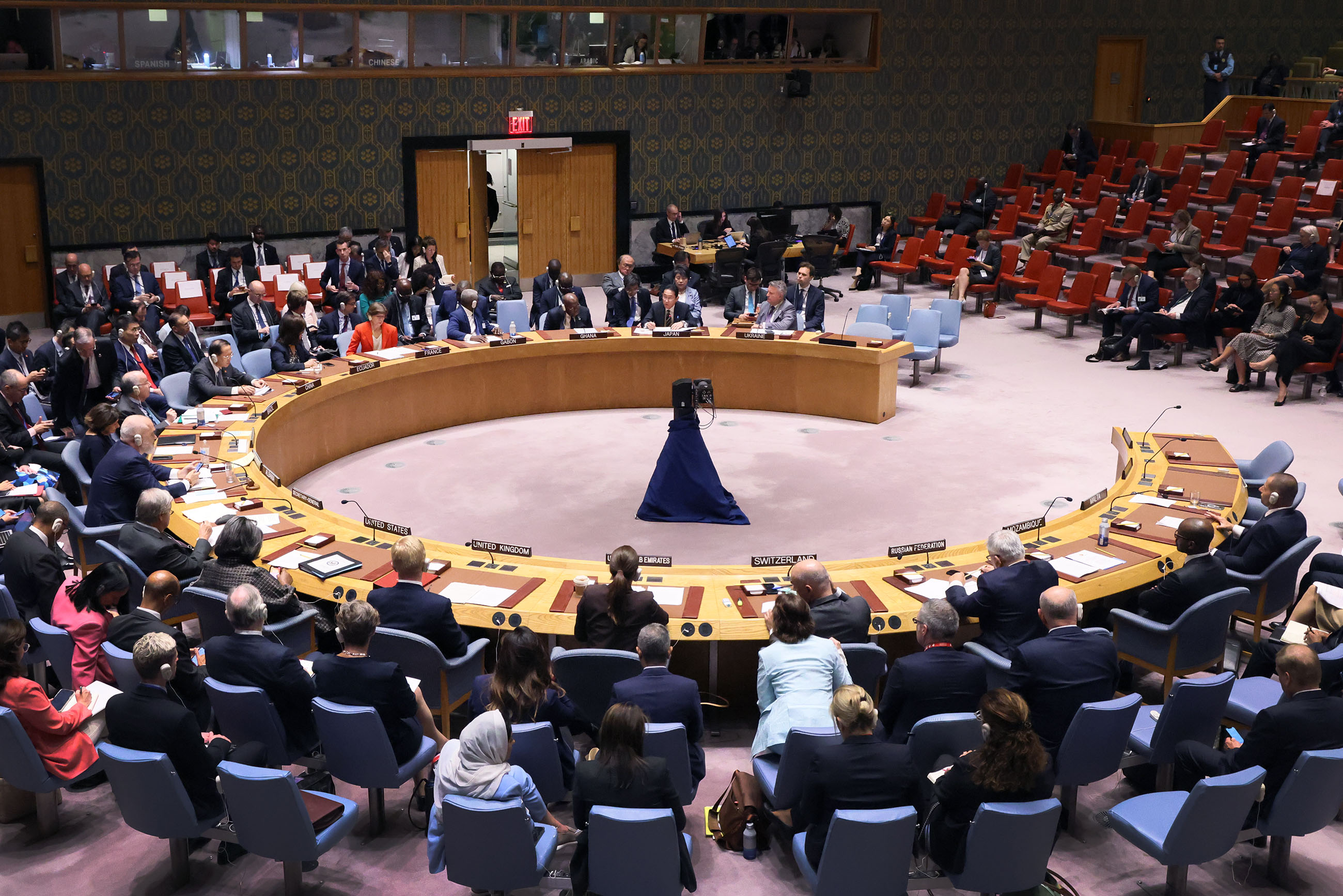Prime Minister Kishida attending the Security Council High Level Open Debate on “Upholding the purposes and principles of the UN Charter through effective multilateralism: maintenance of peace and security of Ukraine” (6)