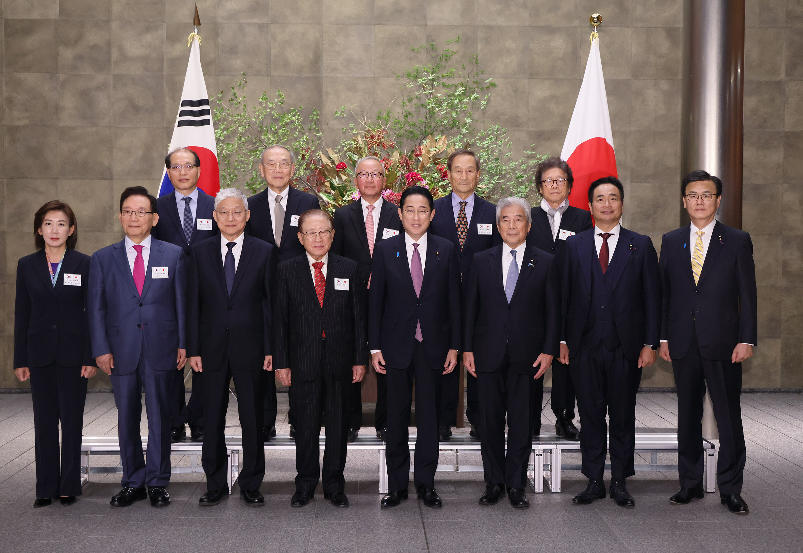 Courtesy Call from the Japan-Korea Cooperation Committee and the Korea-Japan Cooperation Committee