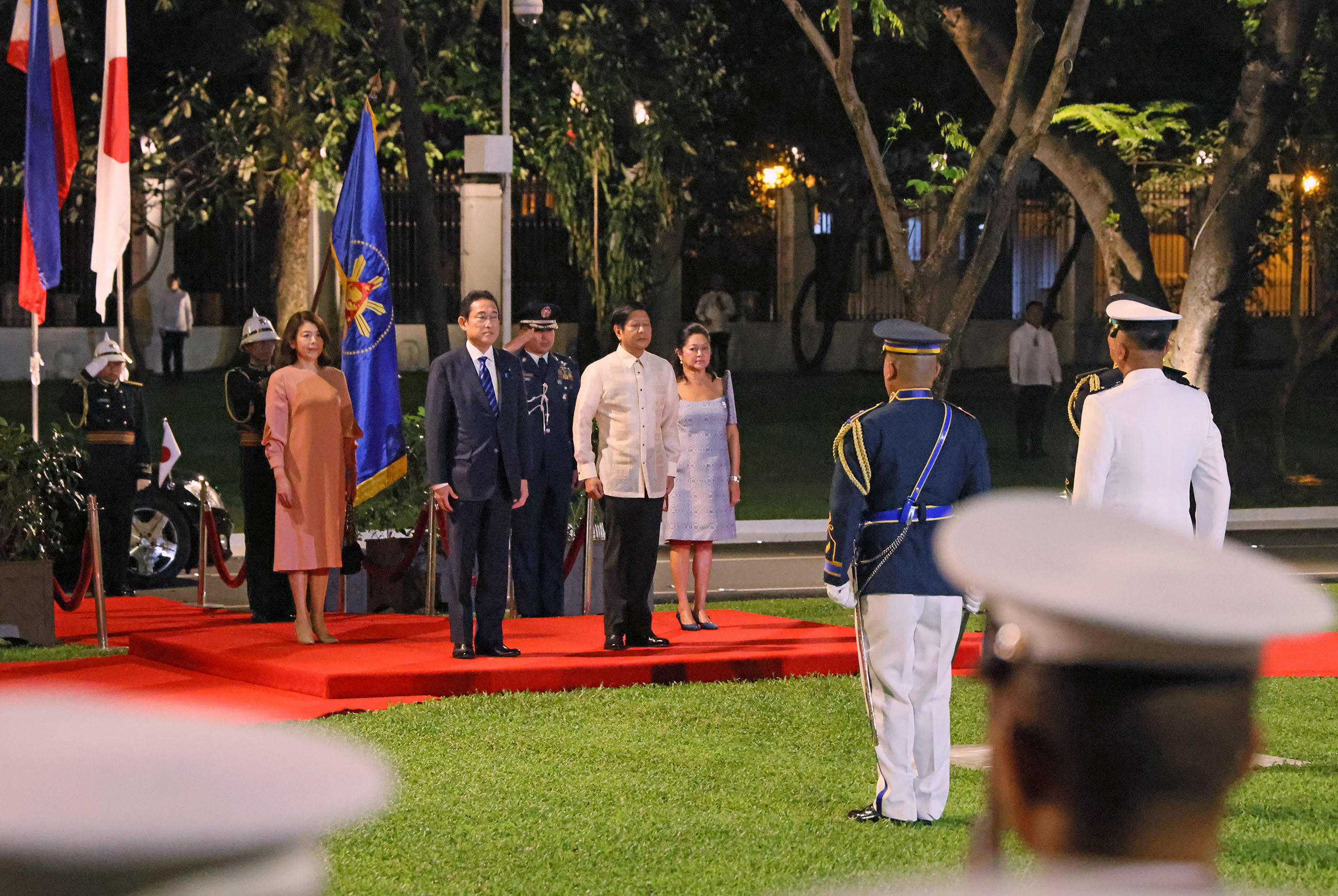 Welcoming ceremony at Malacañan Palace (2)