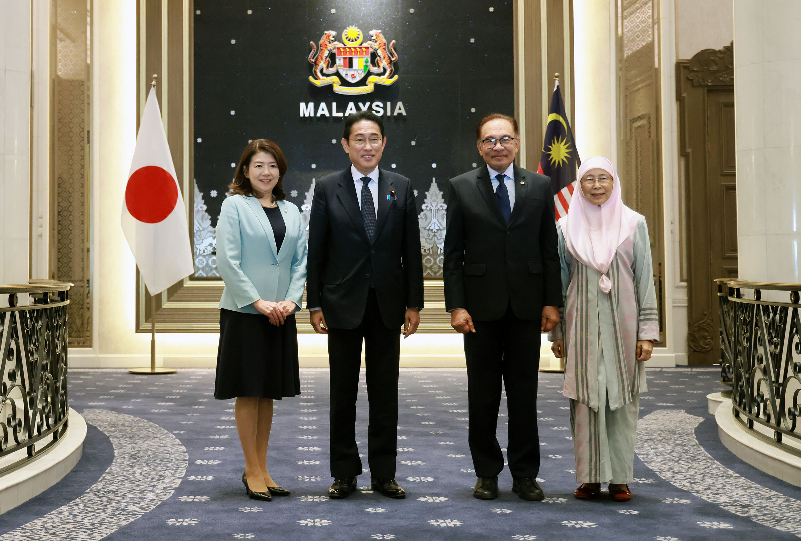 Mrs. Kishida attending a lunch hosted by by Prime Minister Anwar (9)