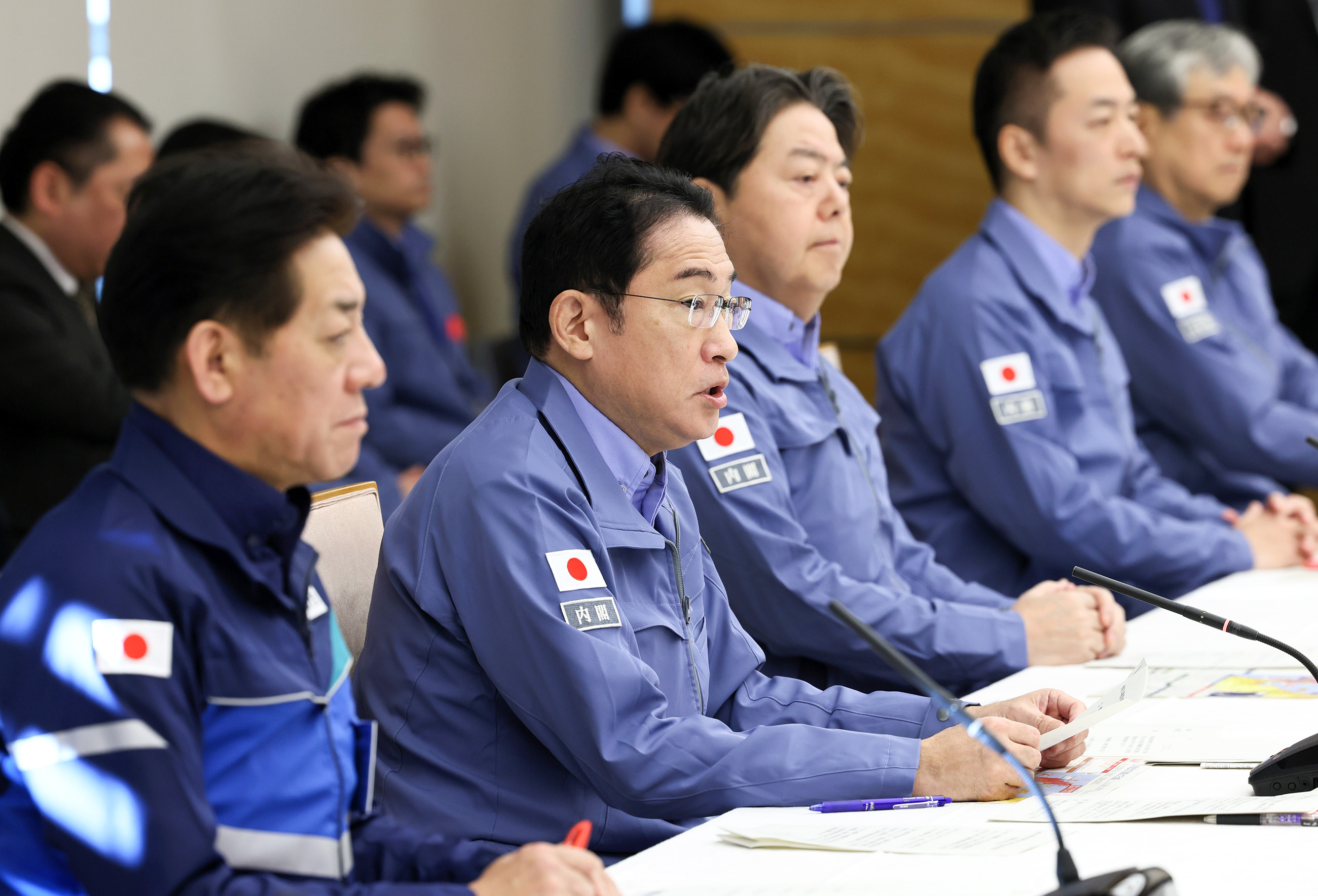 El primer ministro Kishida celebró una reunión del Cuartel General de Emergencia tras el Terremoto de la Península de Noto (Foto: japan.kantei.go.jp).