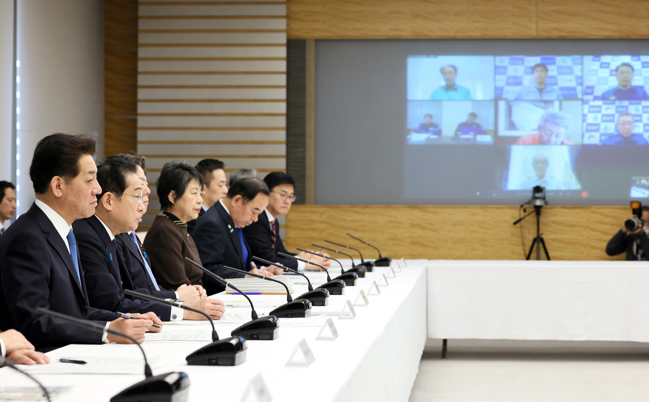 Prime Minister Kishida making a remark (3)