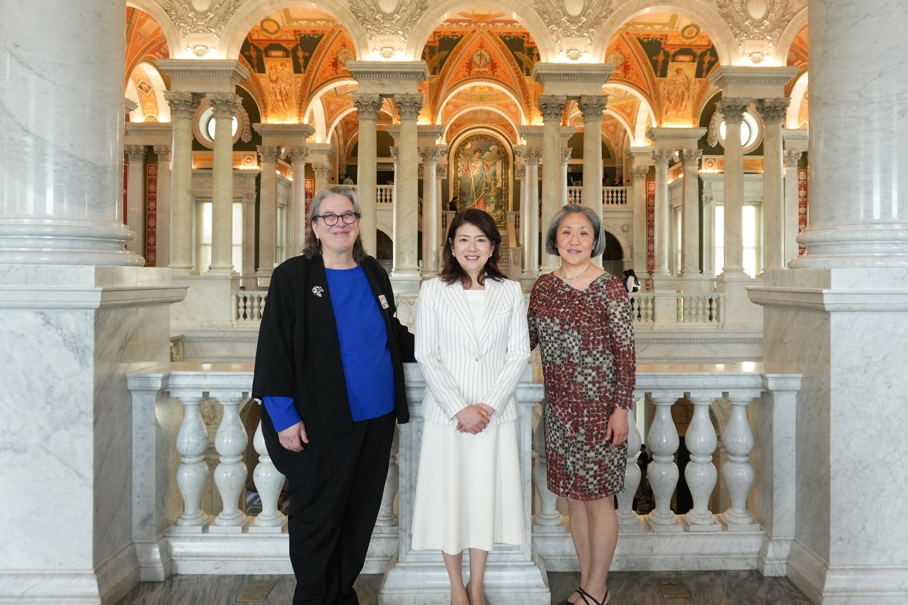 Mrs. Kishida visiting the Library of Congress (4)