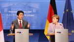 Photograph of the Japan-Germany joint press conference (1)