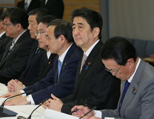 Photograph of the Prime Minister attending the meeting (1)