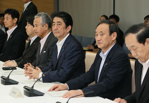 Photograph of the Prime Minister attending the meeting (1)