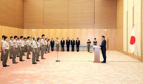 Courtesy Call from the Representatives of the Boy Scouts 