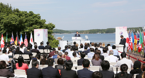 Photograph of the G7 Presidency press conference (3)