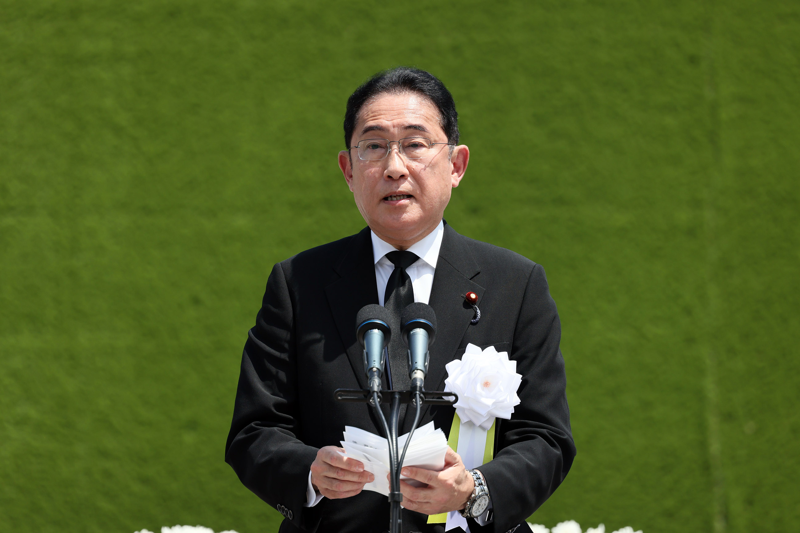 Prime Minister Kishida delivering an address (1)