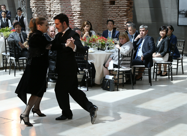 Photograph of the luncheon hosted by the President of Argentina