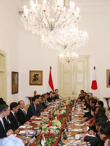 Photograph of the Japan-Indonesia Summit Meeting (4)