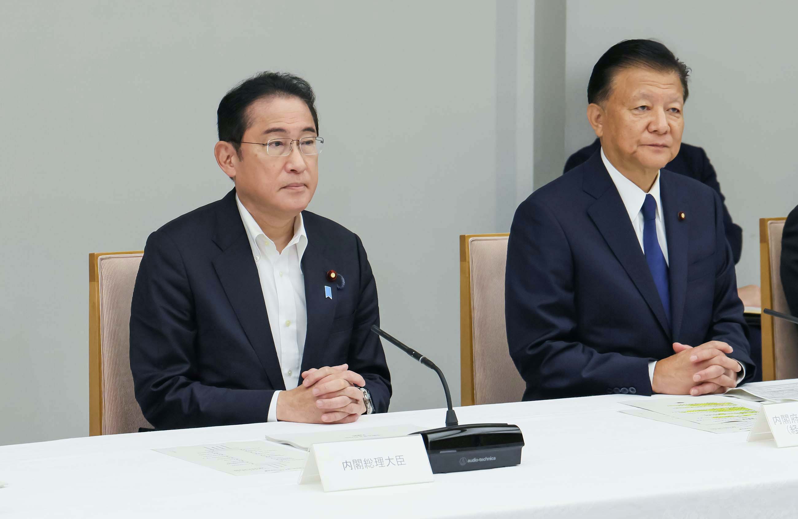 Prime Minister Kishida attending a meeting (2)