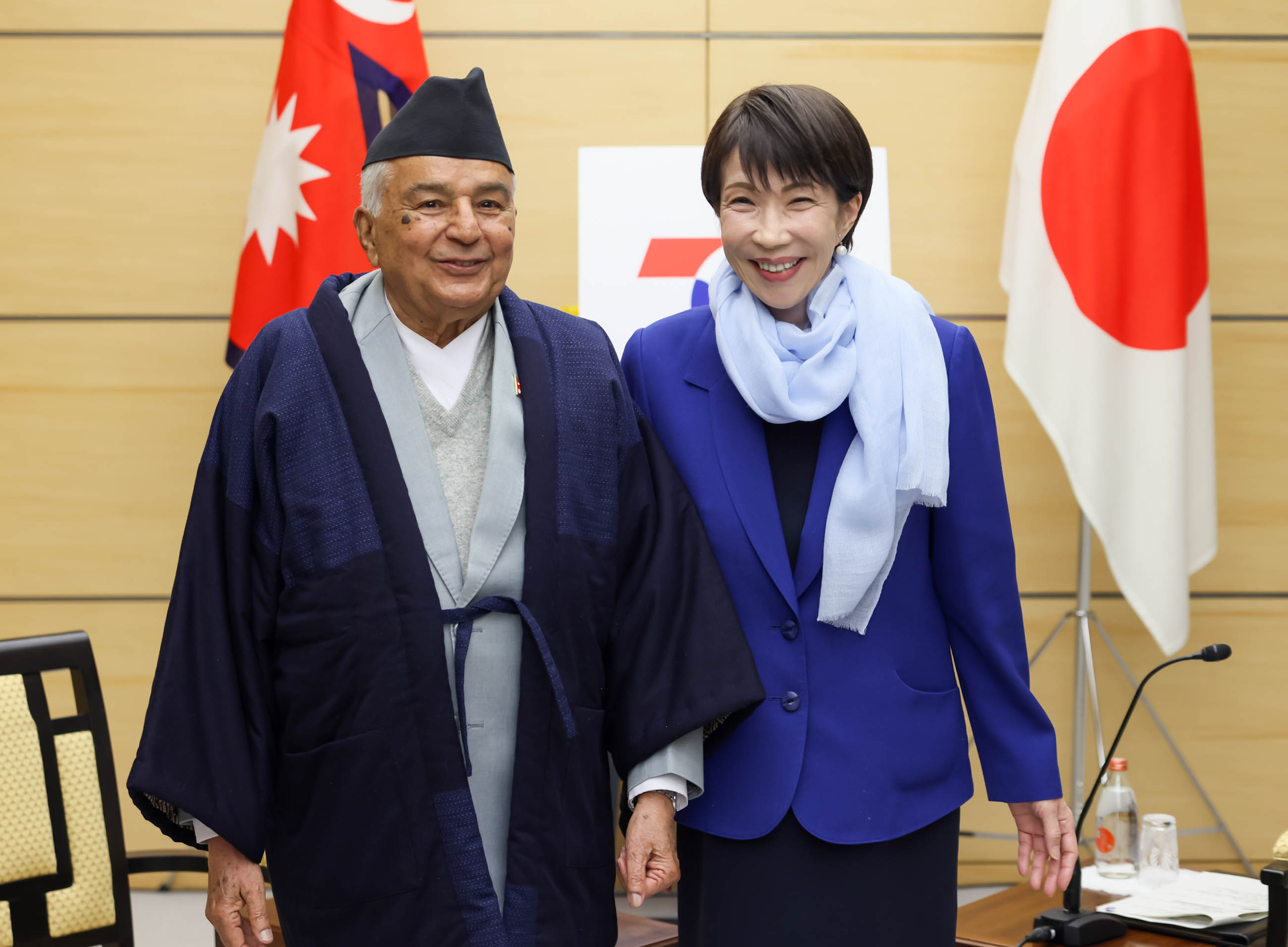 Meeting with President Paudel of Nepal