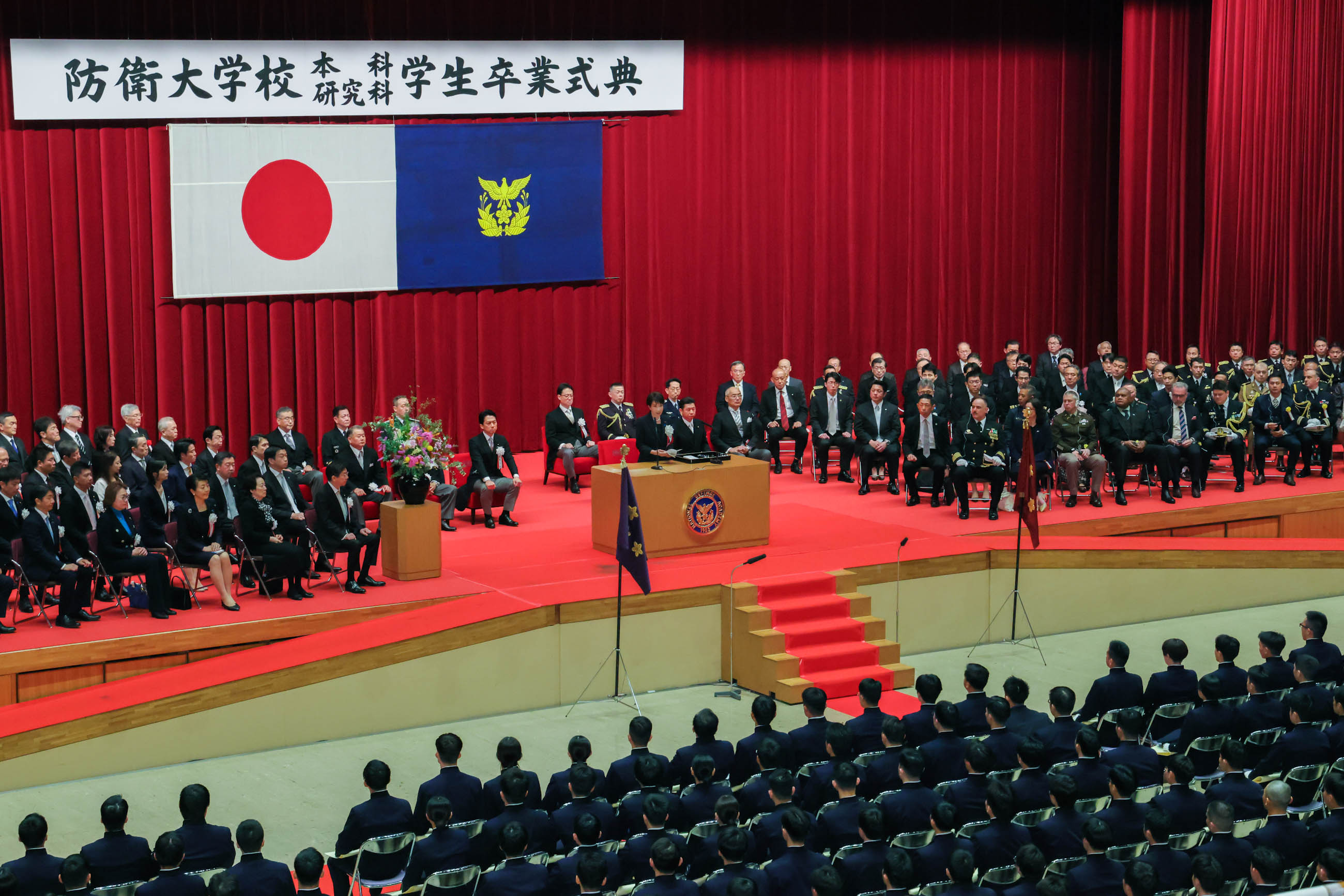 Prime Minister Takaichi delivering an address (6)