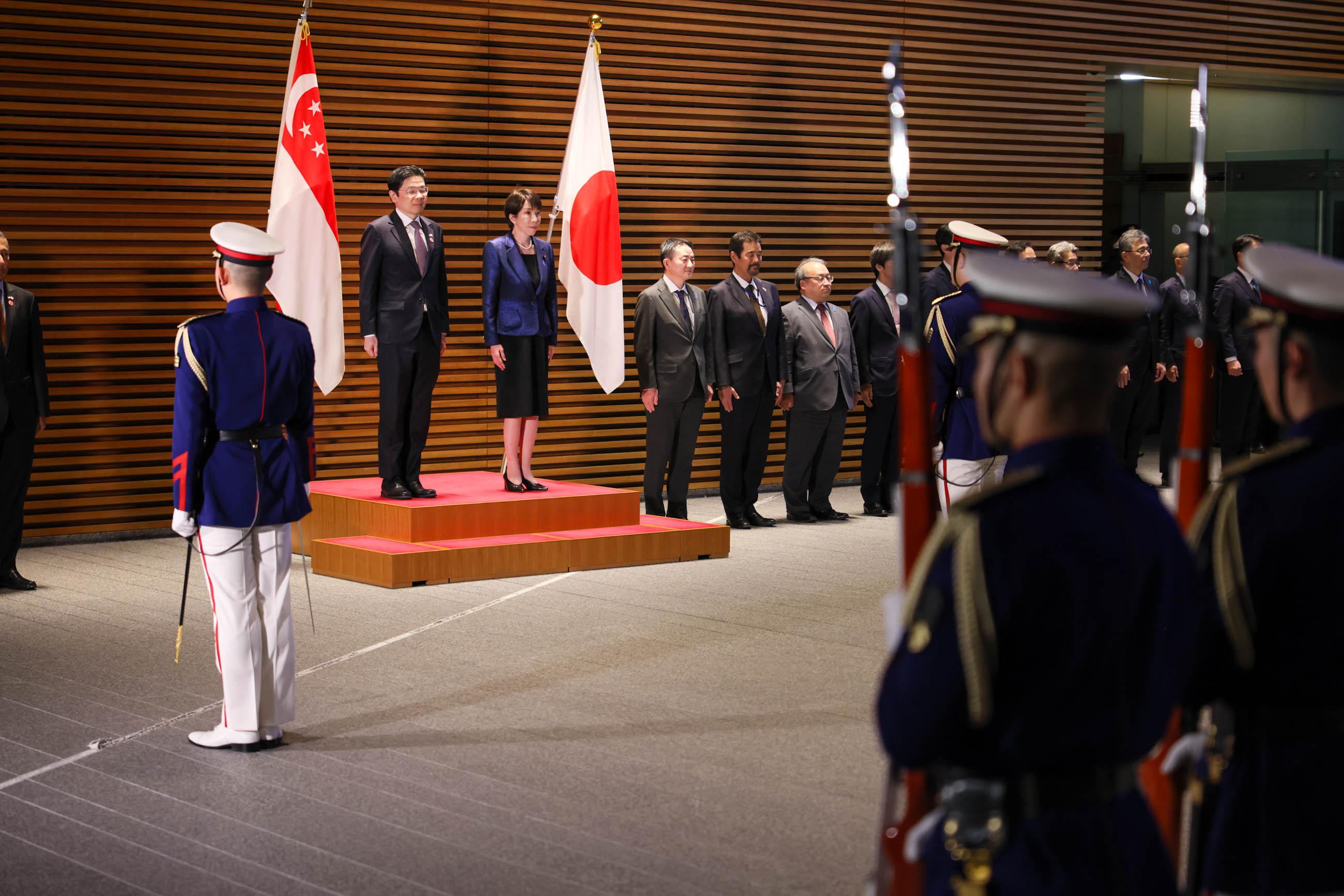 Salute and guard of honor ceremony (2)