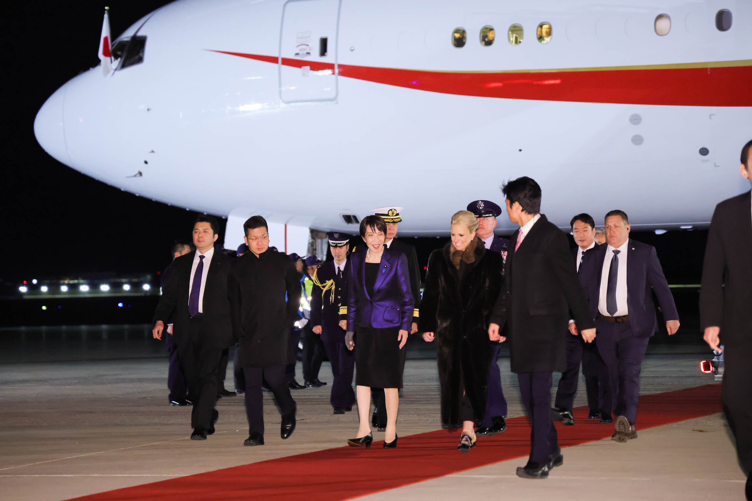 Prime Minister Takaichi arriving in the United States (5)