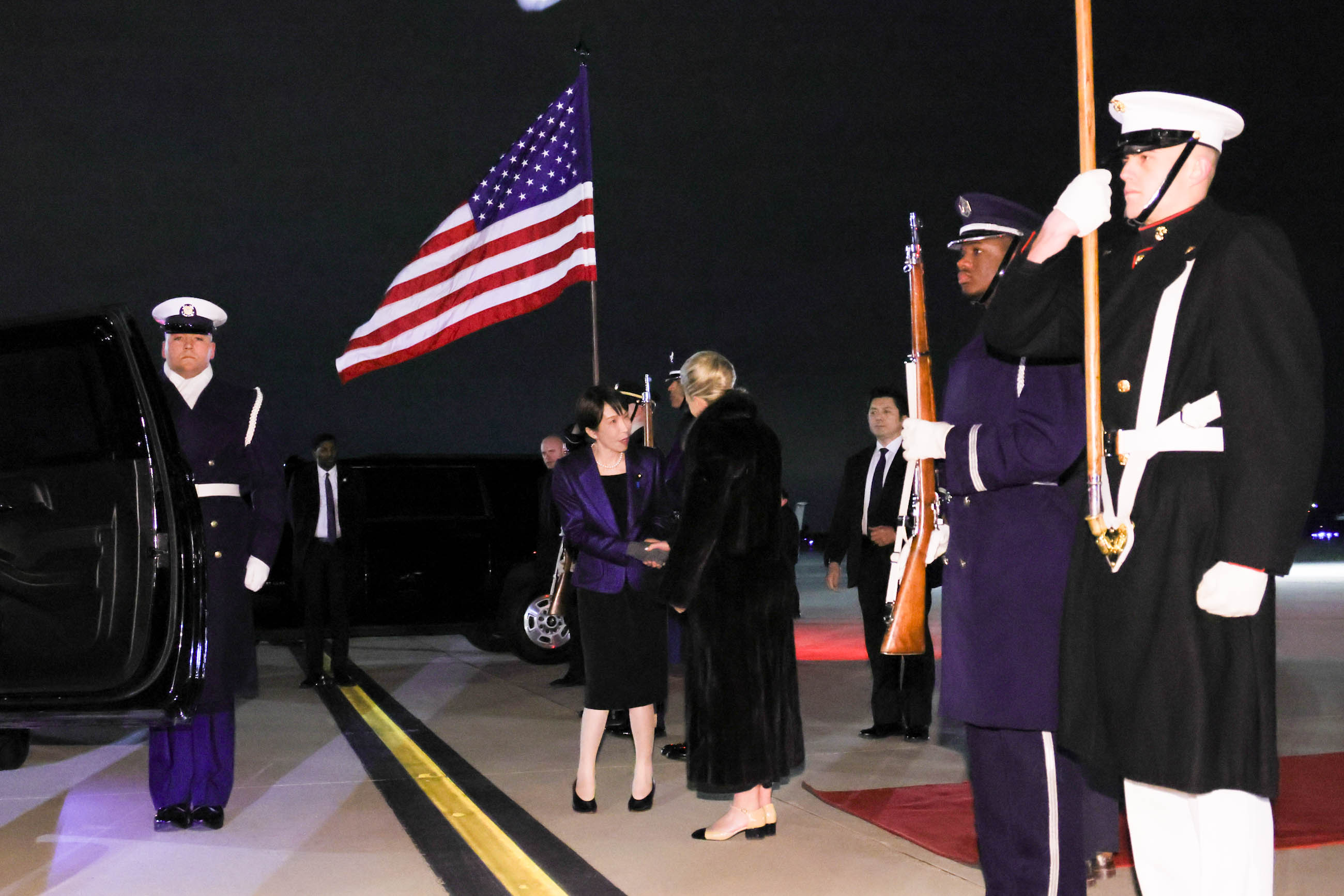 Prime Minister Takaichi arriving in the United States (6)