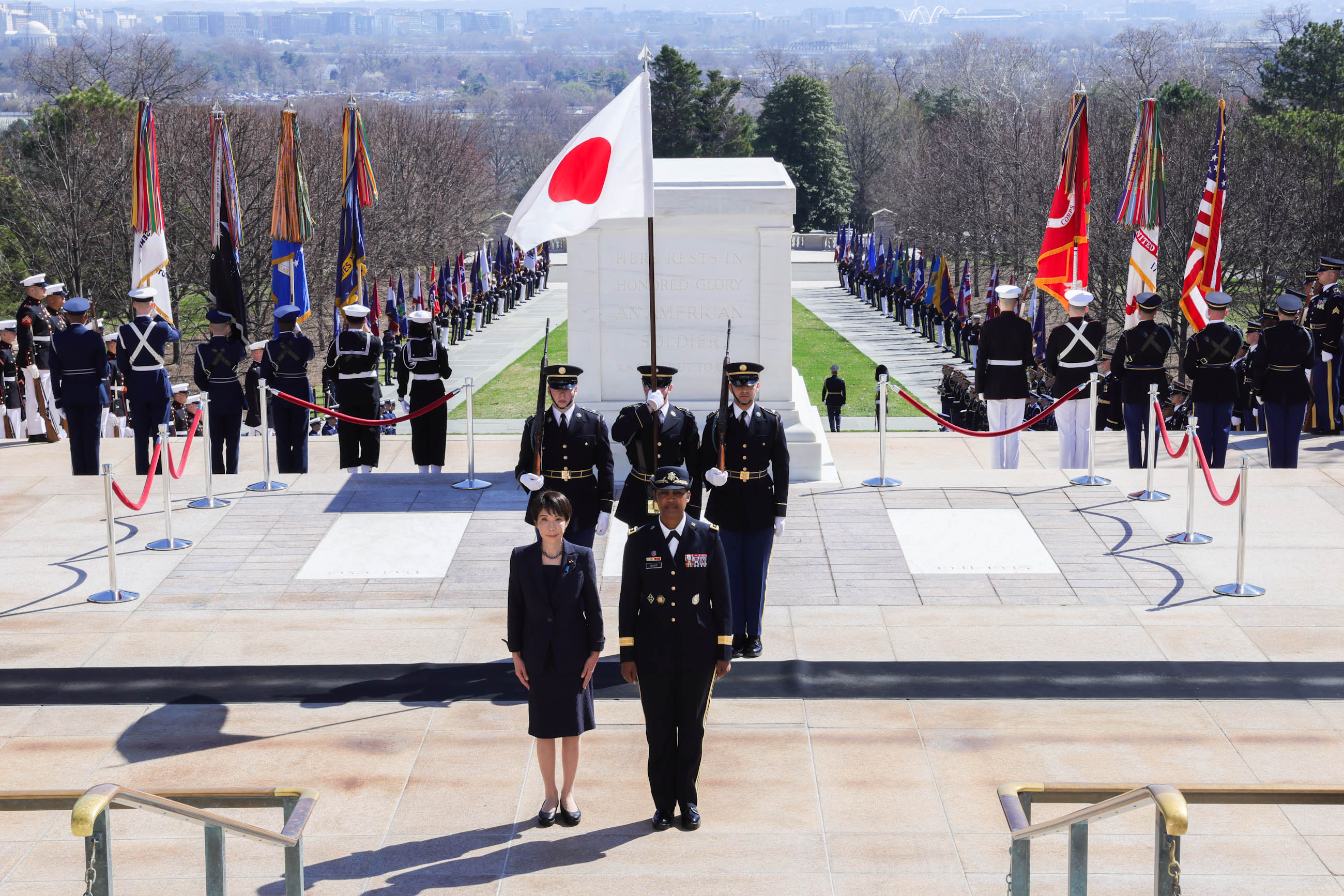Prime Minister Takaichi visiting Arlington National Cemetery (8)