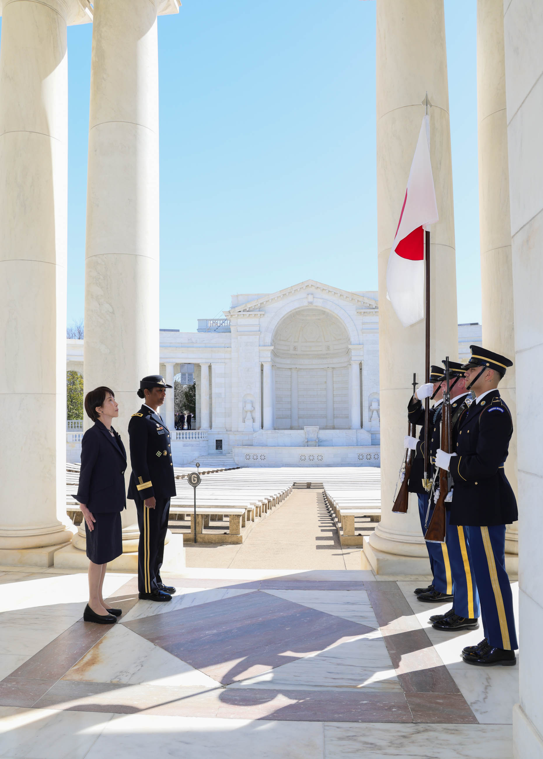 Prime Minister Takaichi visiting Arlington National Cemetery (11)