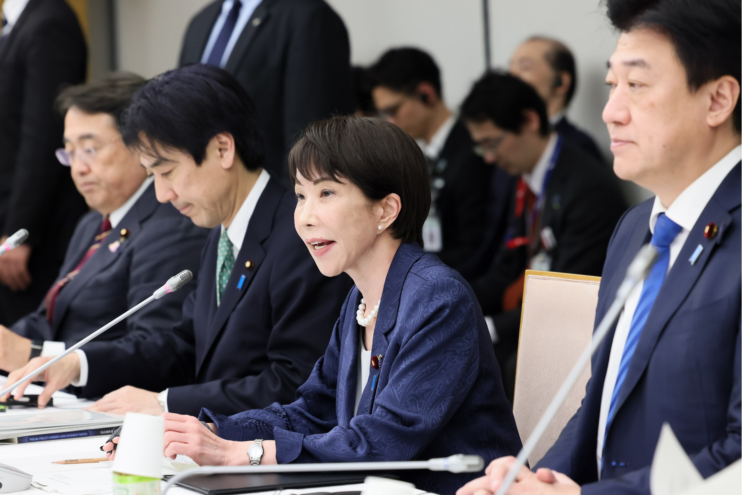 Prime Minister Takaichi delivering remarks (1)