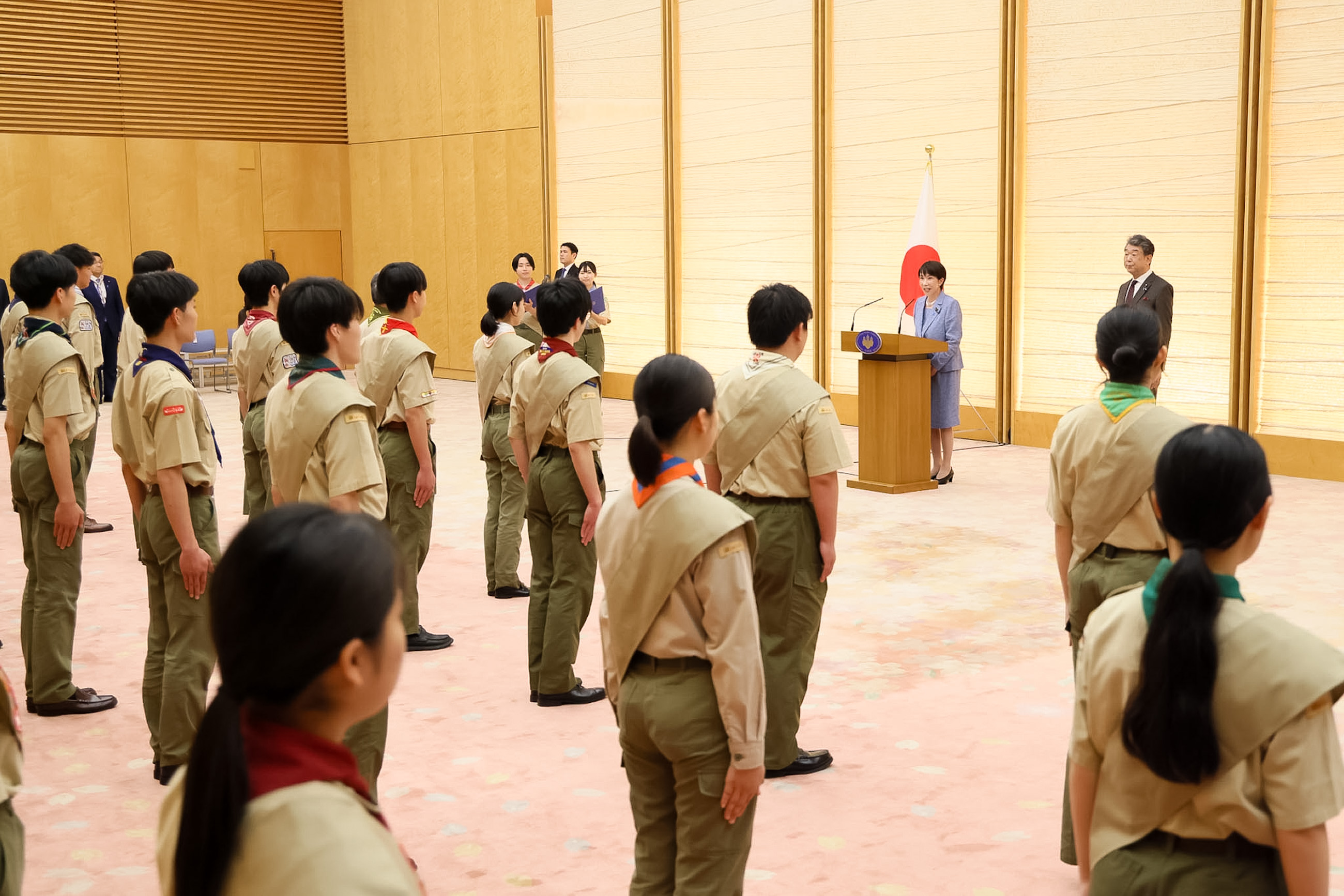 Prime Minister Takaichi receiving a courtesy call (4)
