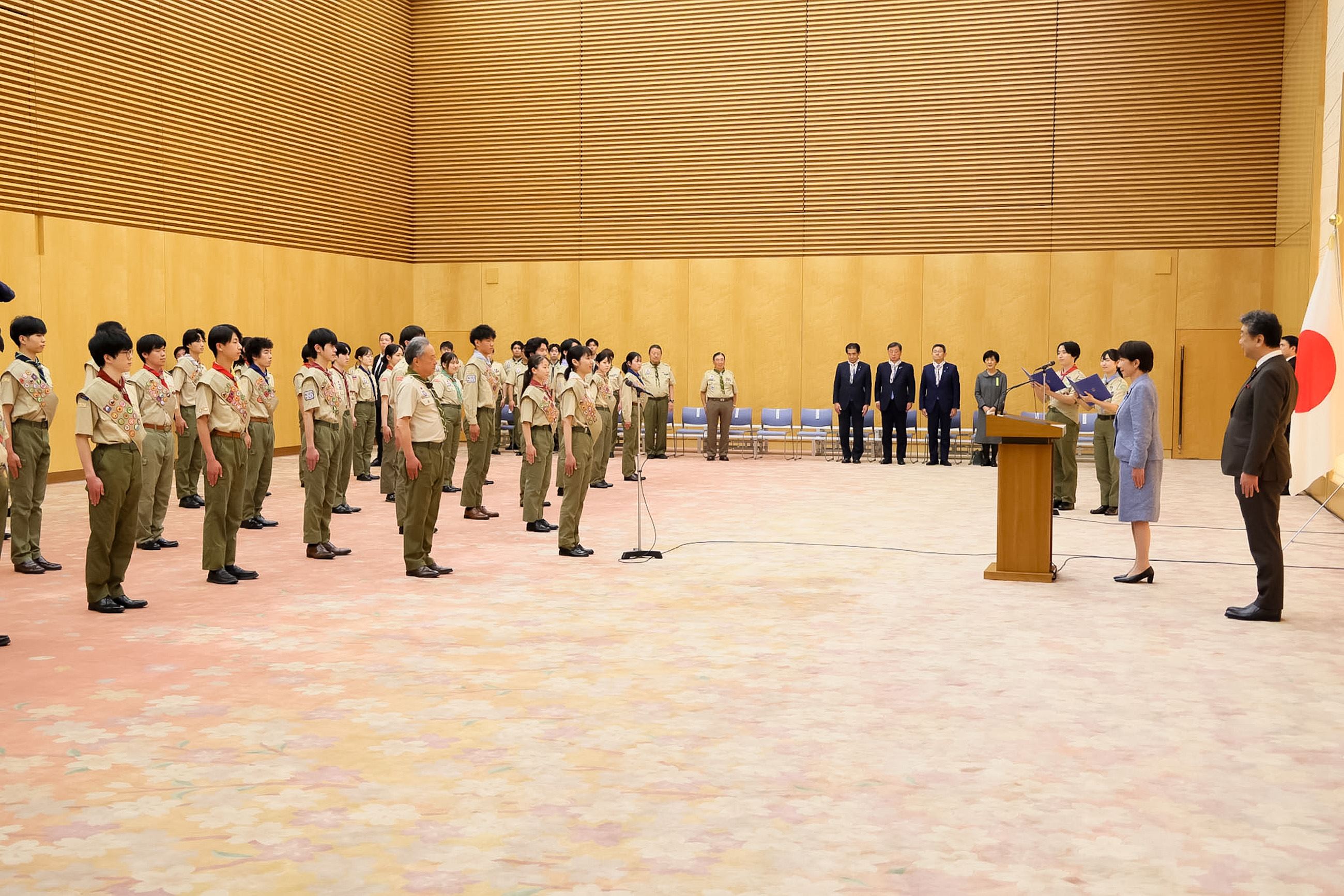 Prime Minister Takaichi receiving a courtesy call (5)