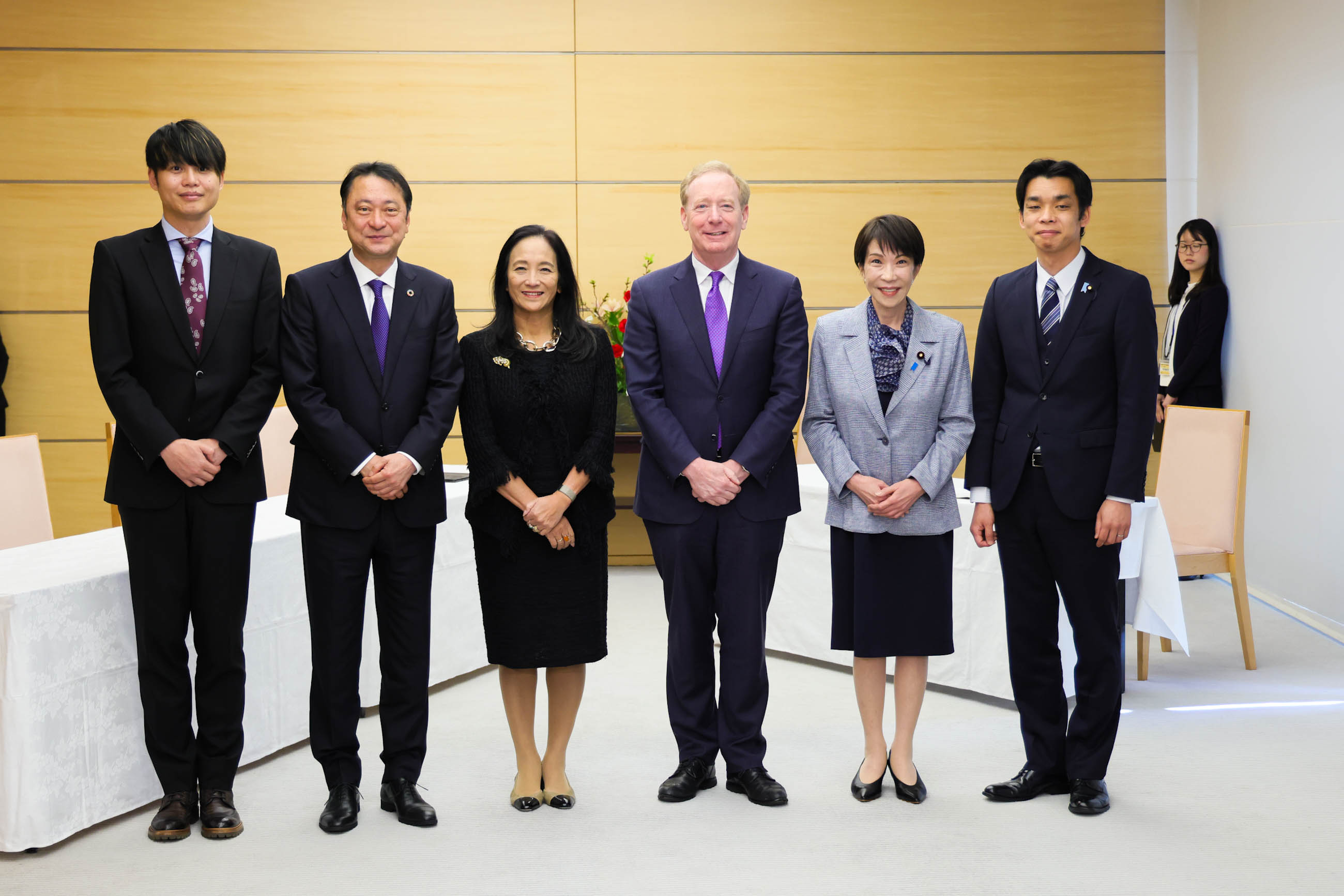 Prime Minister Takaichi receiving a courtesy call (1)