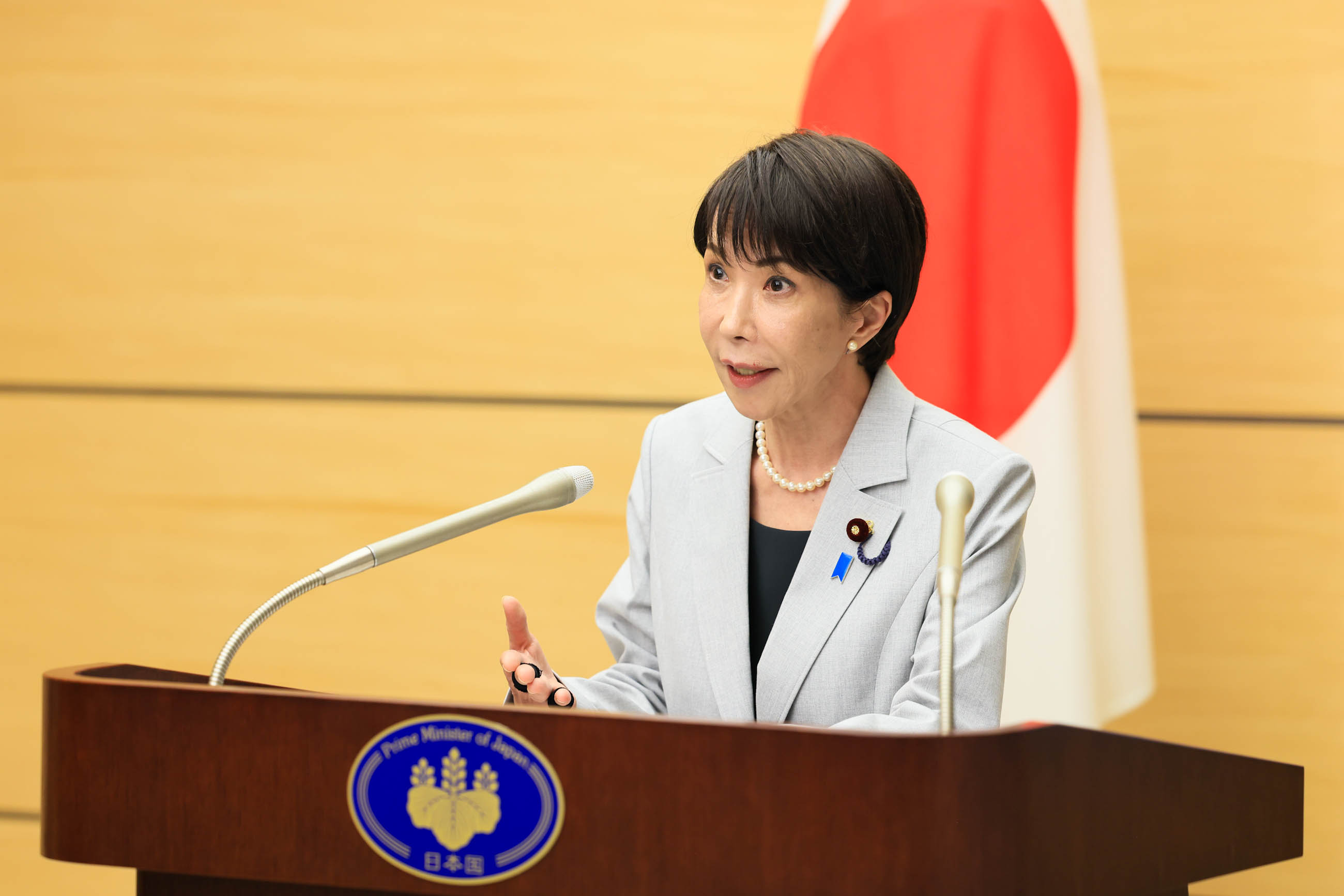 Prime Minister Takaichi holding a press conference (1)