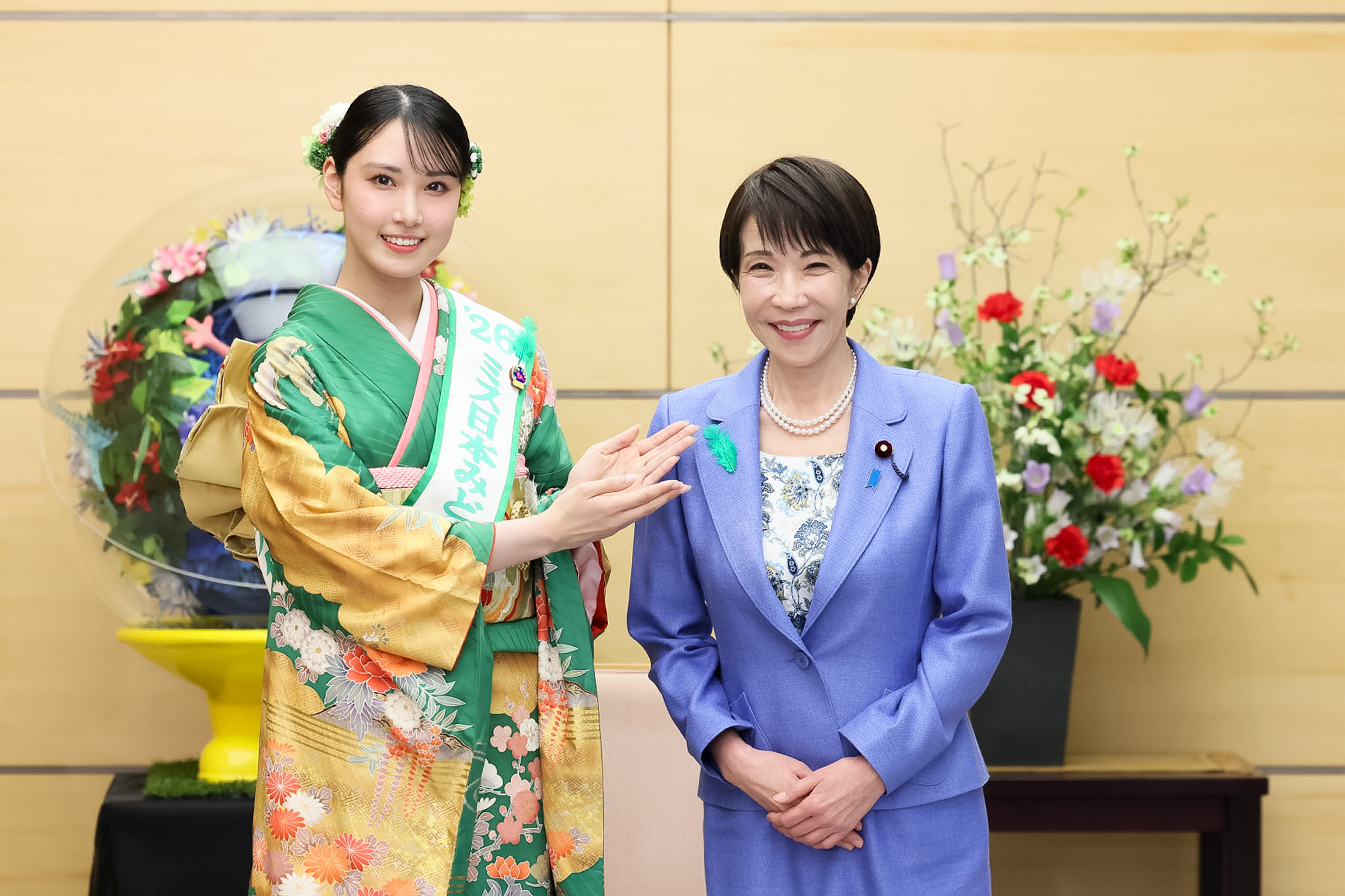 Prime Minister Takaichi receiving a courtesy call (3)