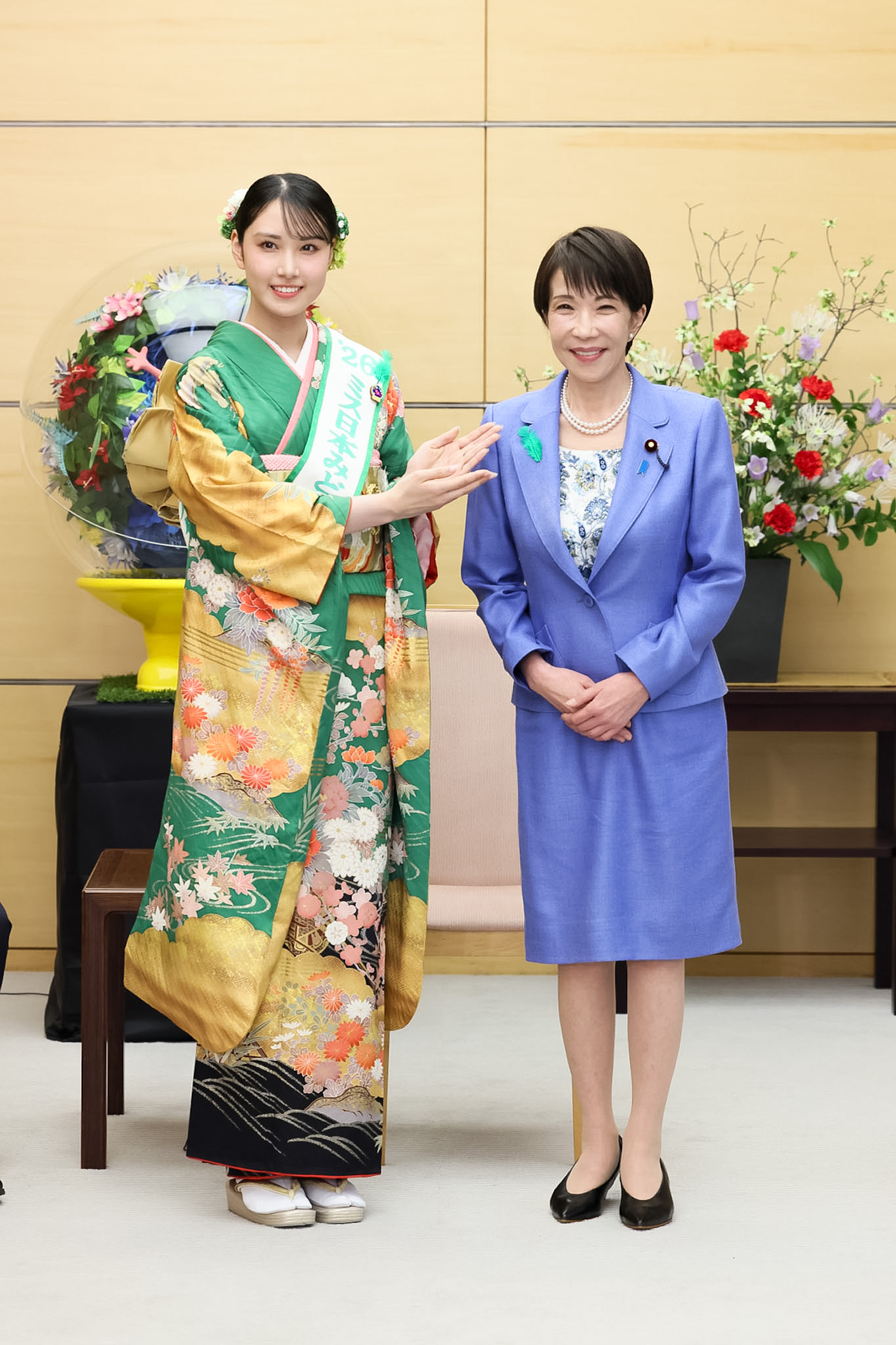 Prime Minister Takaichi receiving a courtesy call (4)
